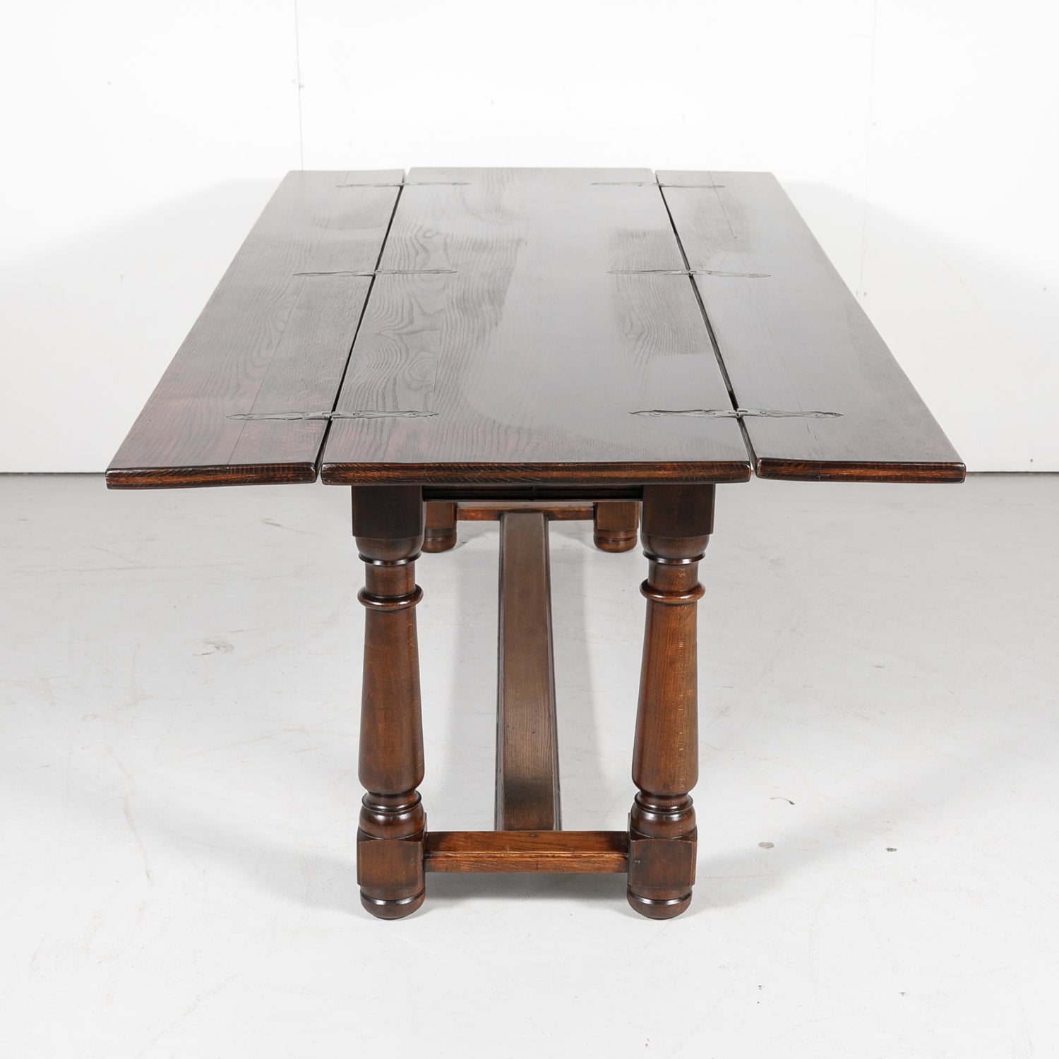 French Louis Philippe Portefeuille or Flip Top Pantry Table