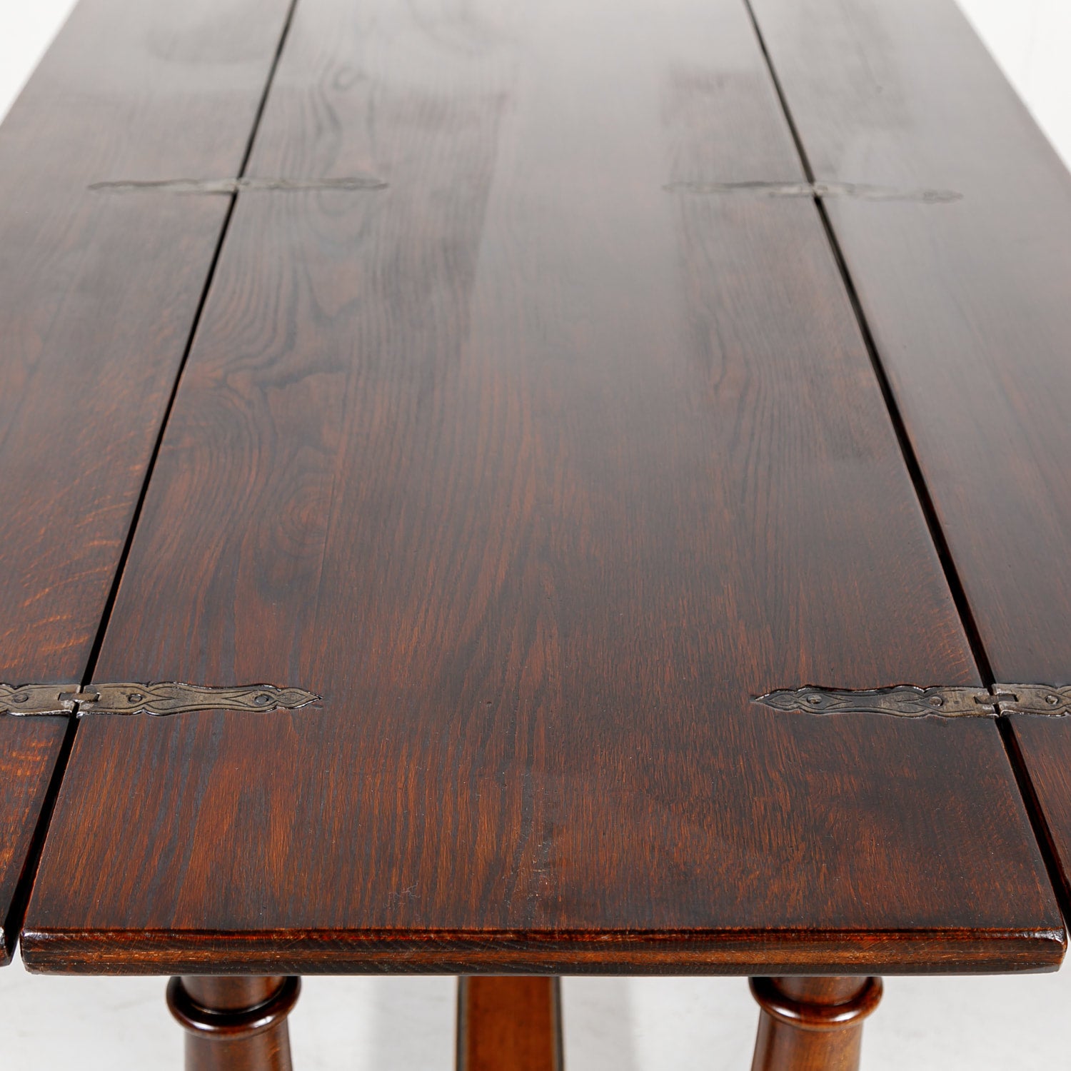 French Louis Philippe Portefeuille or Flip Top Pantry Table