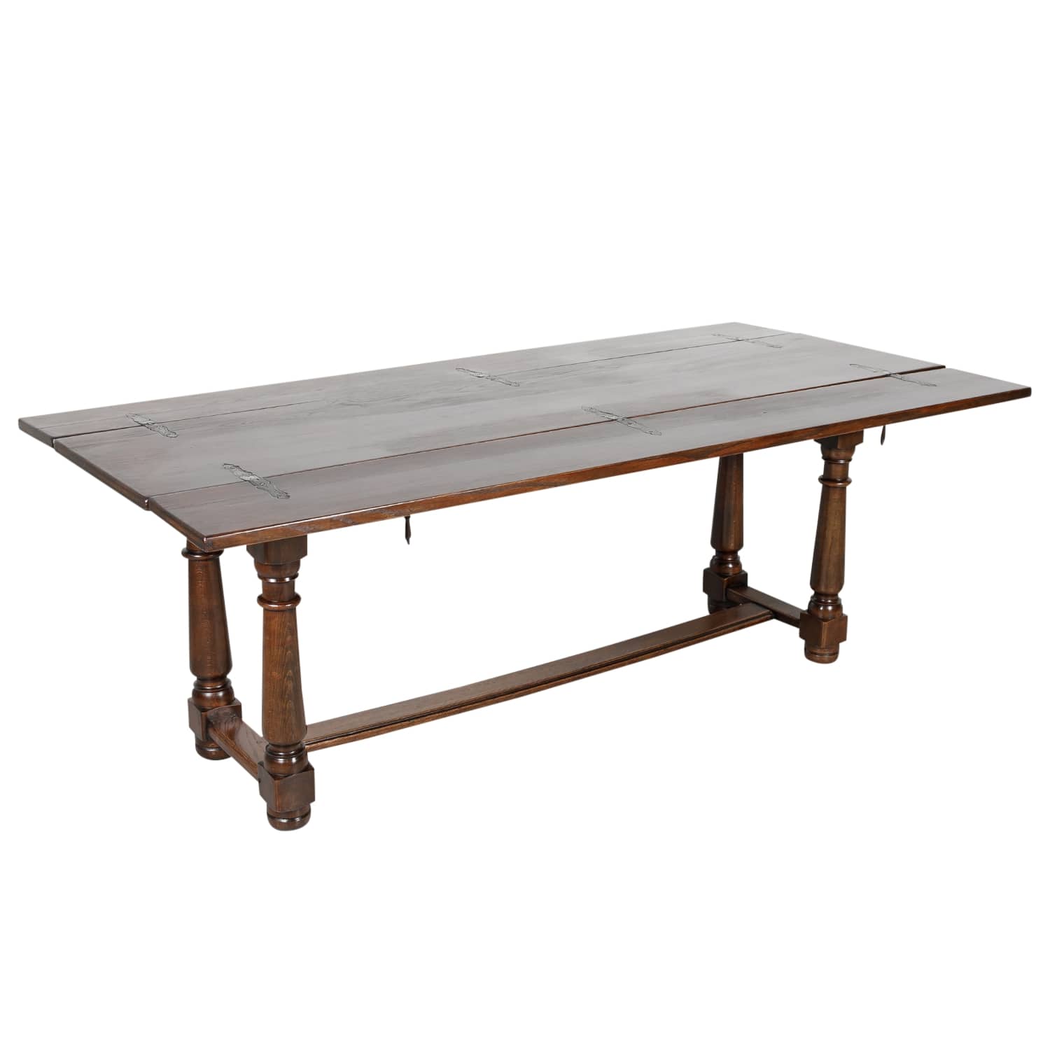 French Louis Philippe Portefeuille or Flip Top Pantry Table