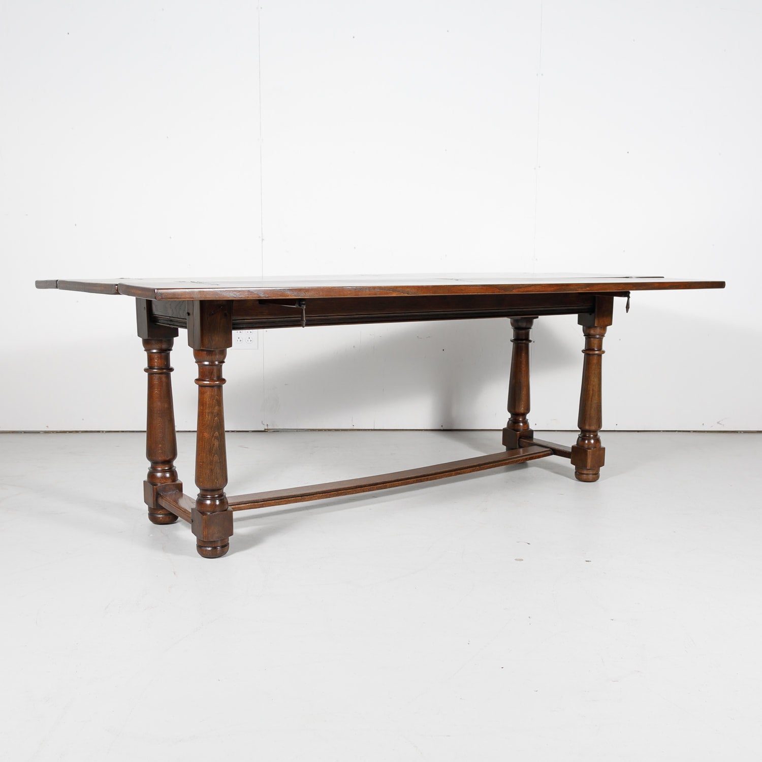 French Louis Philippe Portefeuille or Flip Top Pantry Table