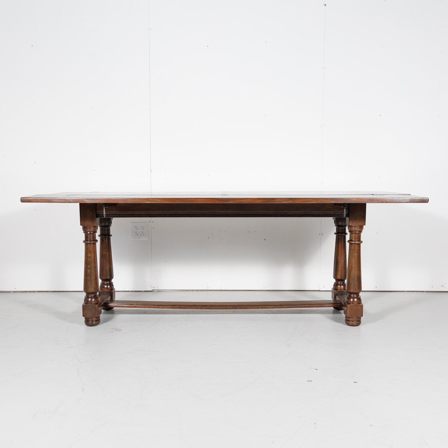 French Louis Philippe Portefeuille or Flip Top Pantry Table