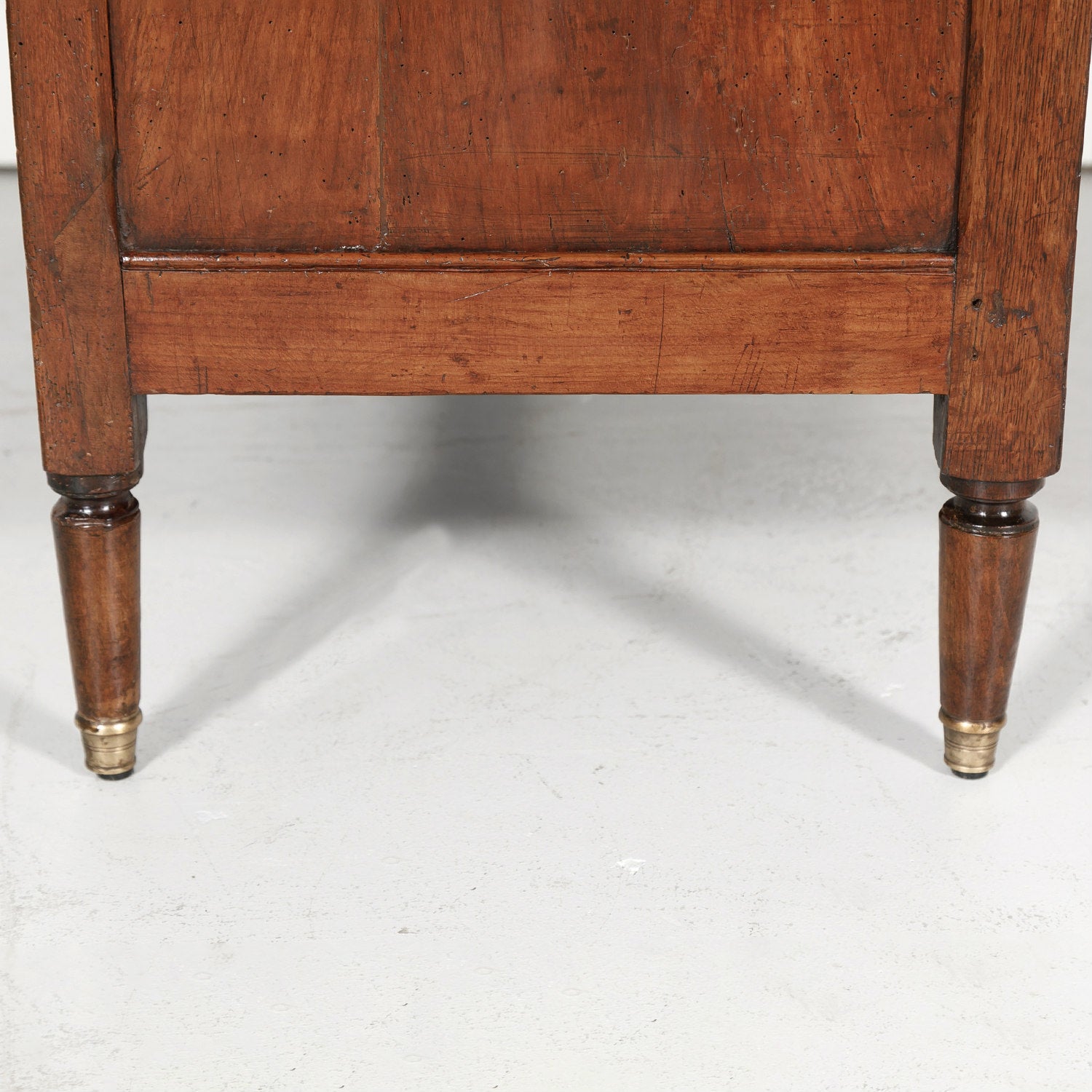 Mid-19th Century Petite French Louis XVI Style Walnut Commode with Inlay