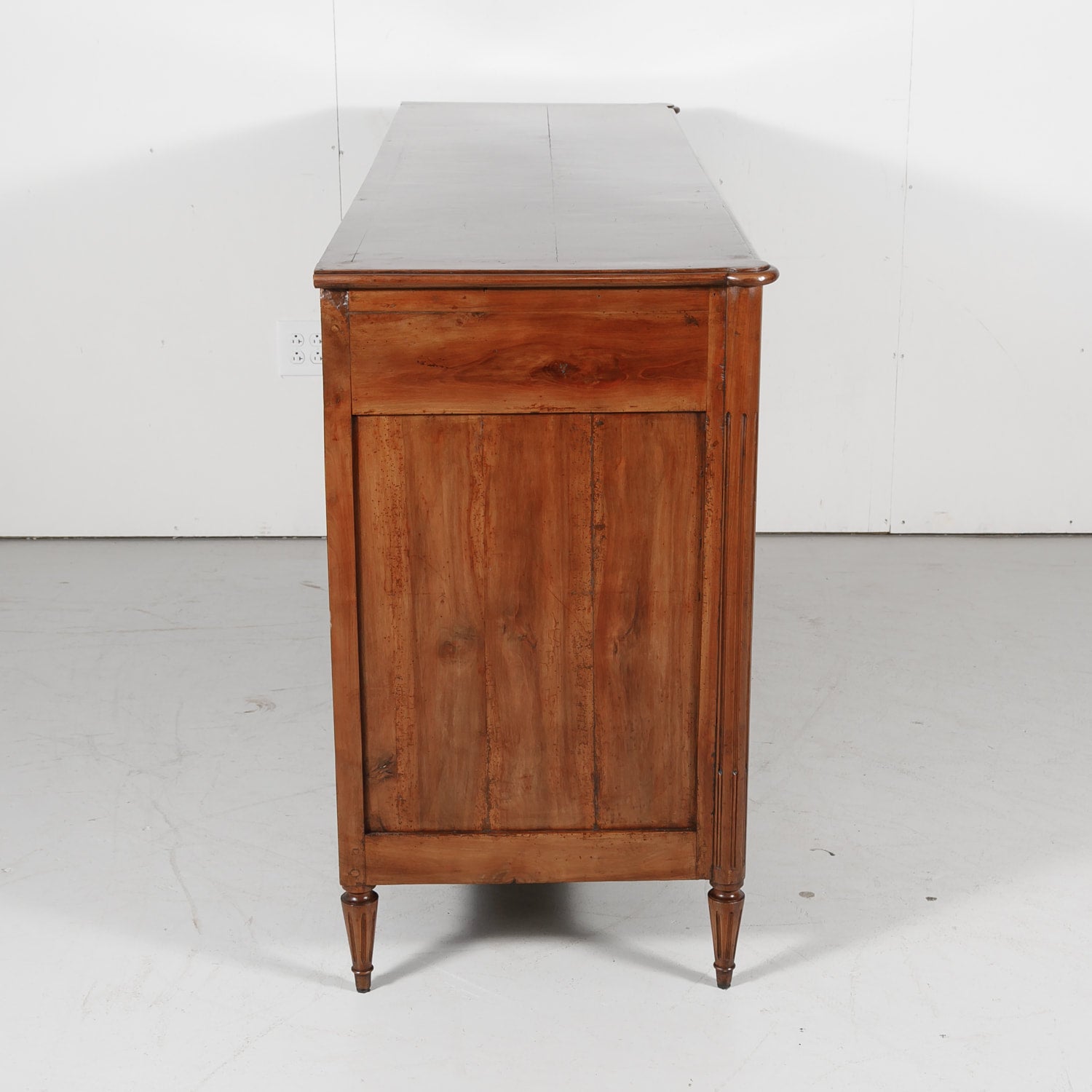 19th Century French Louis XVI Style Solid Cherry Enfilade Buffet 