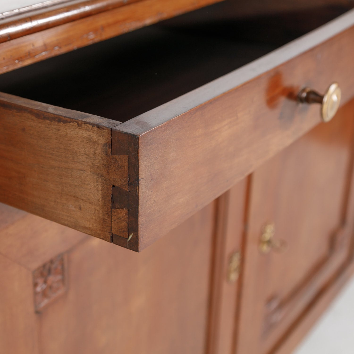 19th Century French Louis XVI Style Solid Cherry Enfilade Buffet 