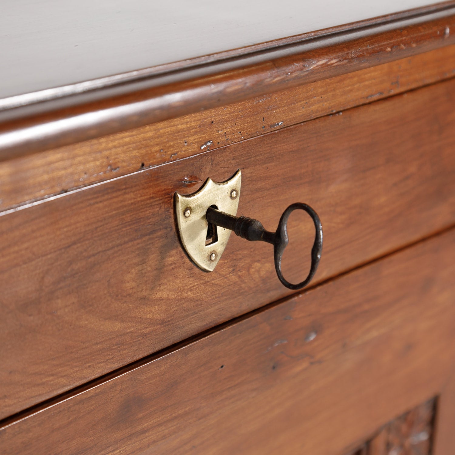 19th Century French Louis XVI Style Solid Cherry Enfilade Buffet 