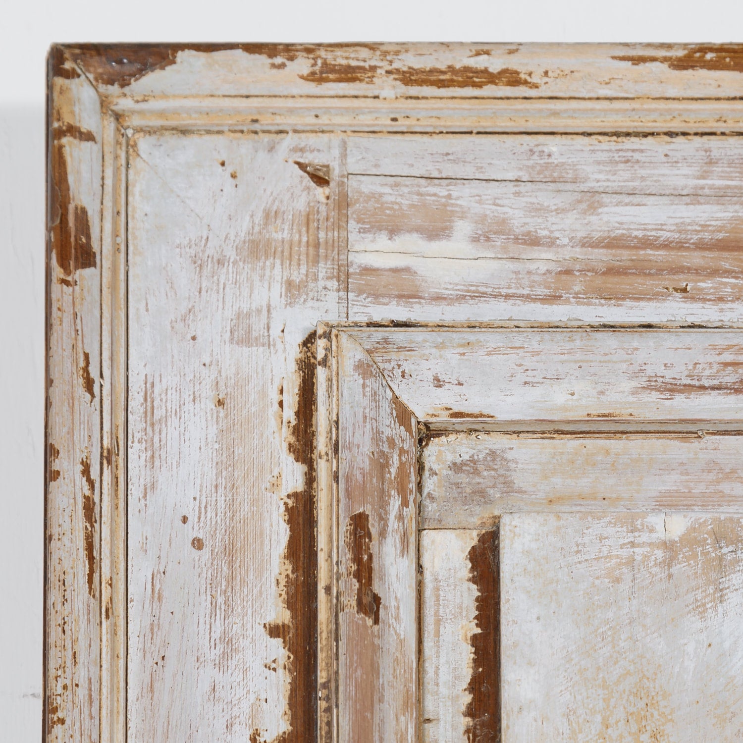 19th Century French Louis XV Style Painted Trumeau Mirror with Musical Instruments