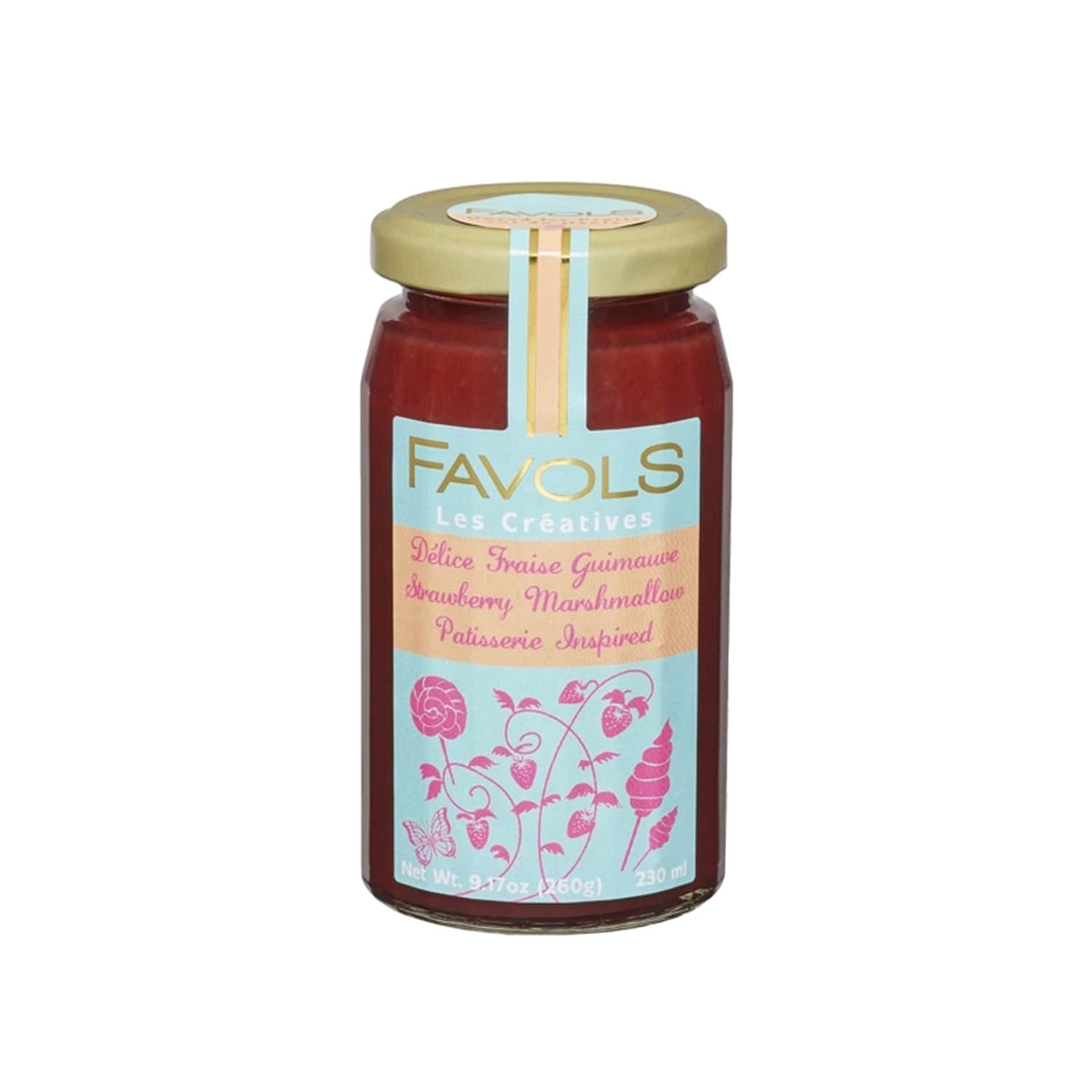 Favols Strawberry Marshmallow Jam, 9.2oz