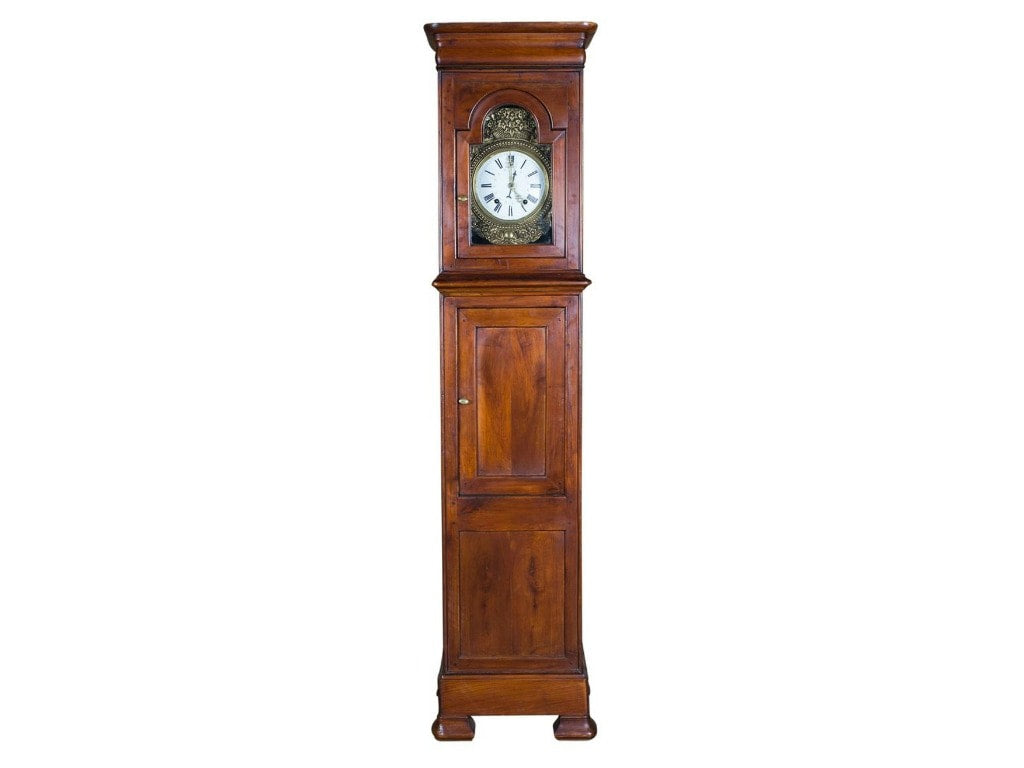 Antique French Louis Philippe Period Longcase Clock  