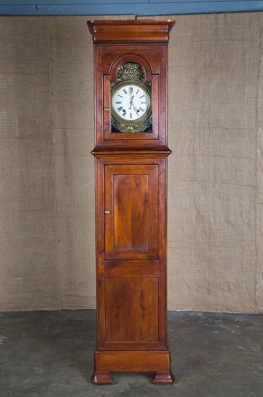 Antique French Louis Philippe Period Longcase Clock  