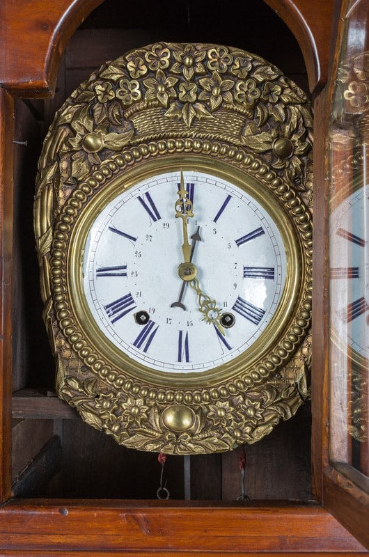 Antique French Louis Philippe Period Longcase Clock  