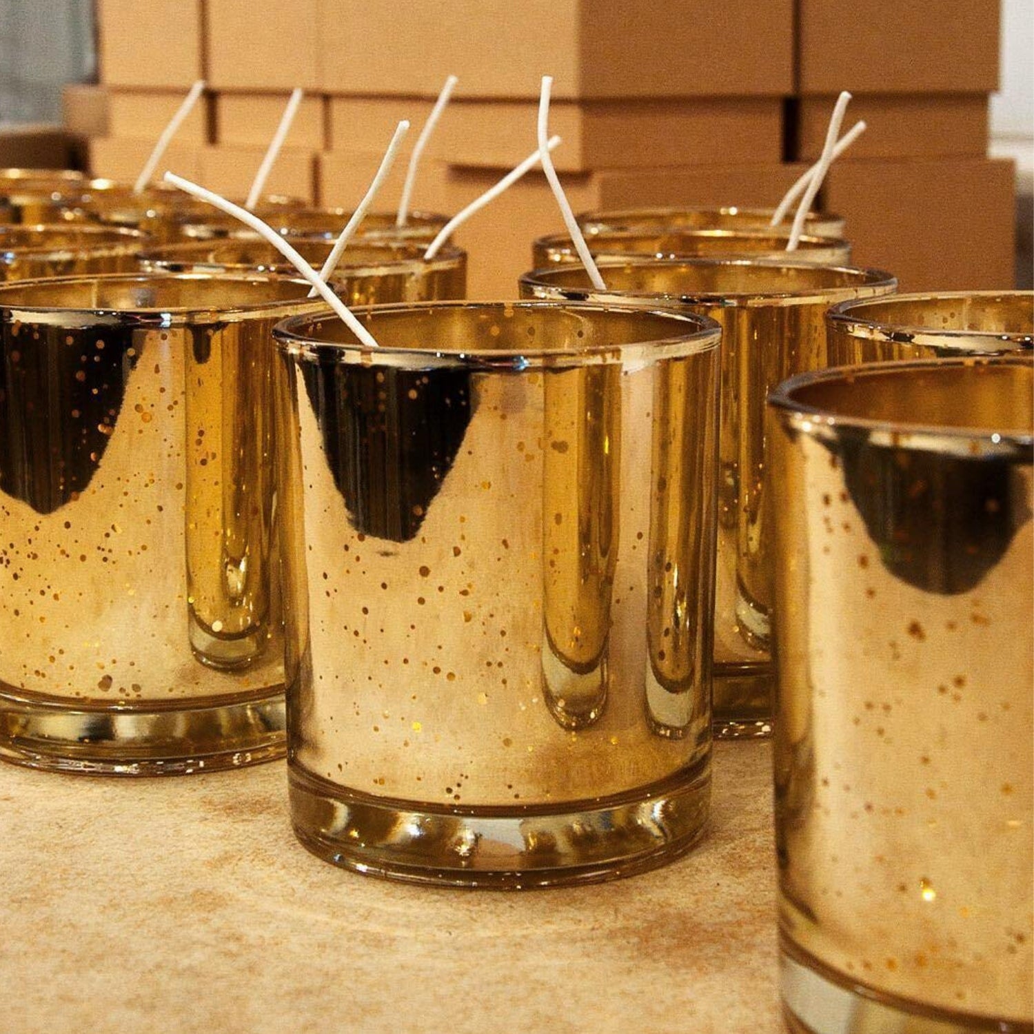 Faustine 100% Organic Amber Candle by Apis Cera