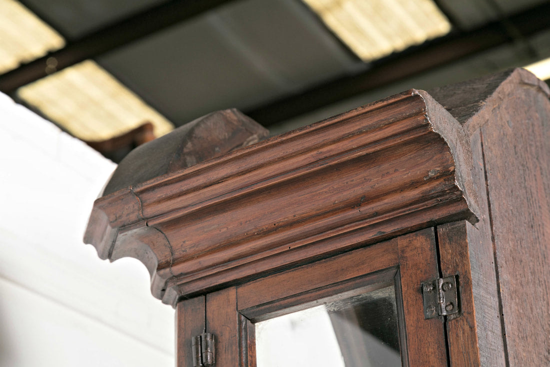 18th Century French Louis XV Period 8-Day Comtoise Walnut Clock 