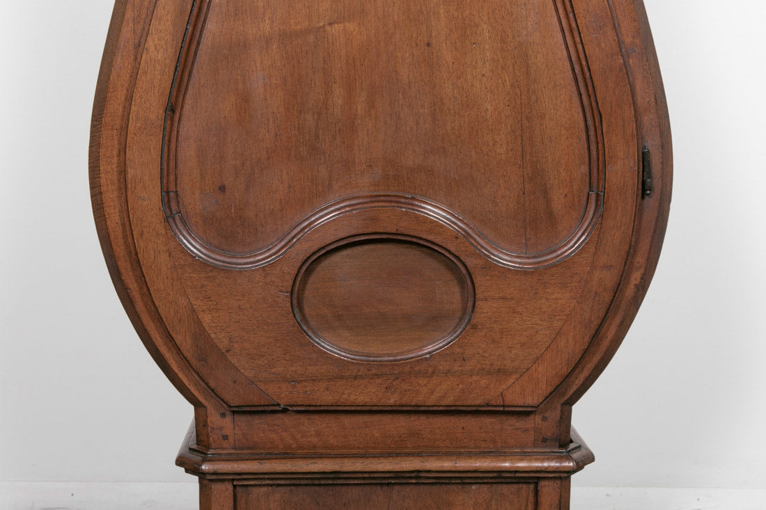 18th Century French Louis XV Period 8-Day Comtoise Walnut Clock 