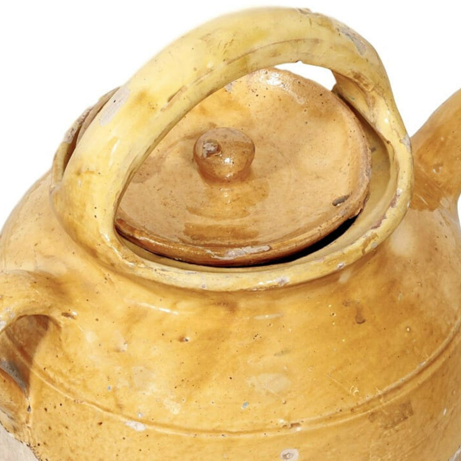 19th Century Antique French Cruche or Water Pitcher Complete with Lid