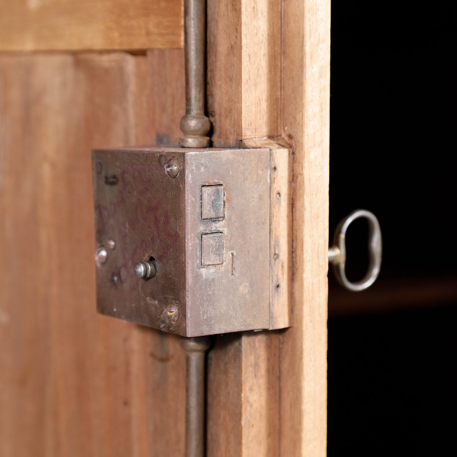 Monumental 18th Century French Directoire Period Bleached Walnut Placard or Wardrobe