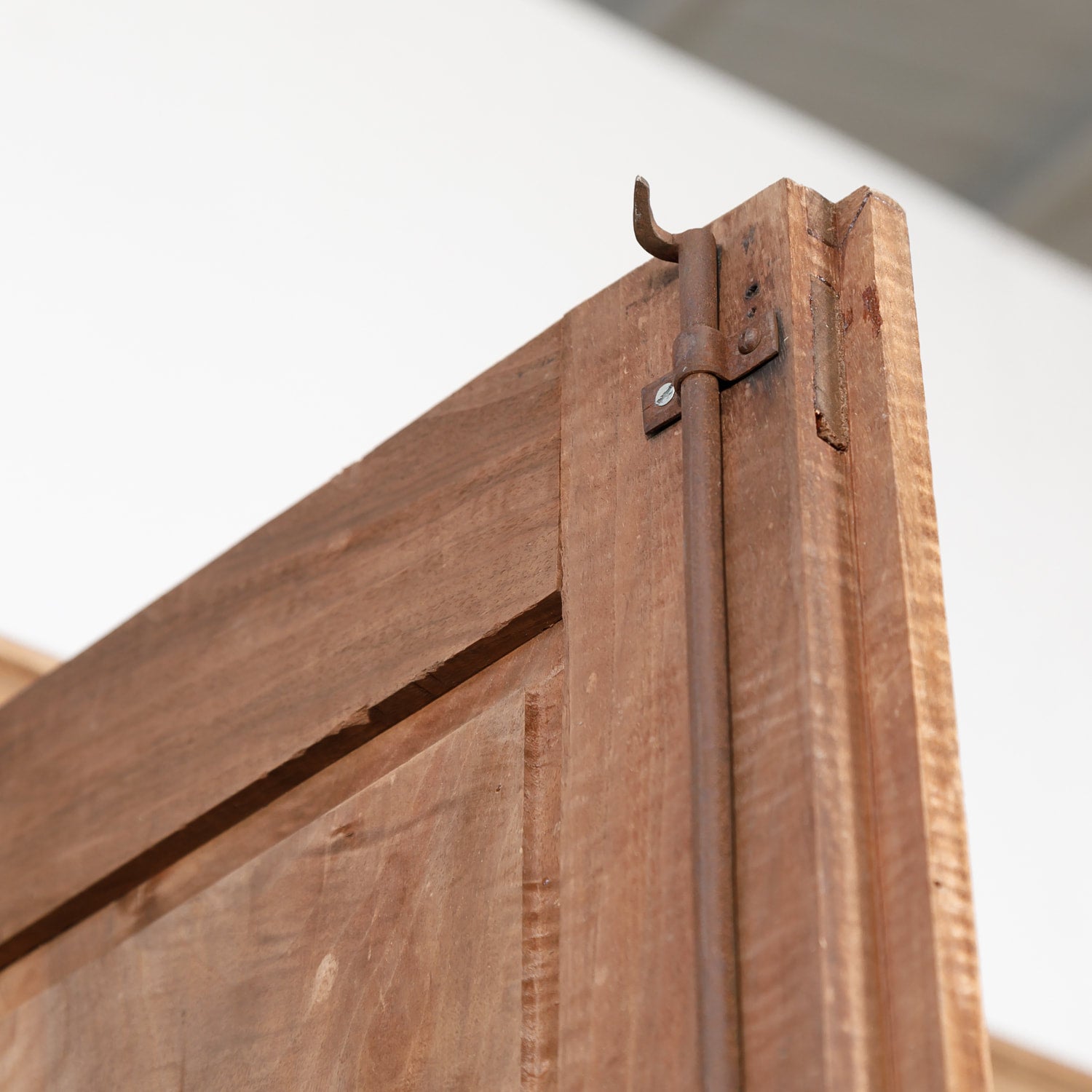 Monumental 18th Century French Directoire Period Bleached Walnut Placard or Wardrobe