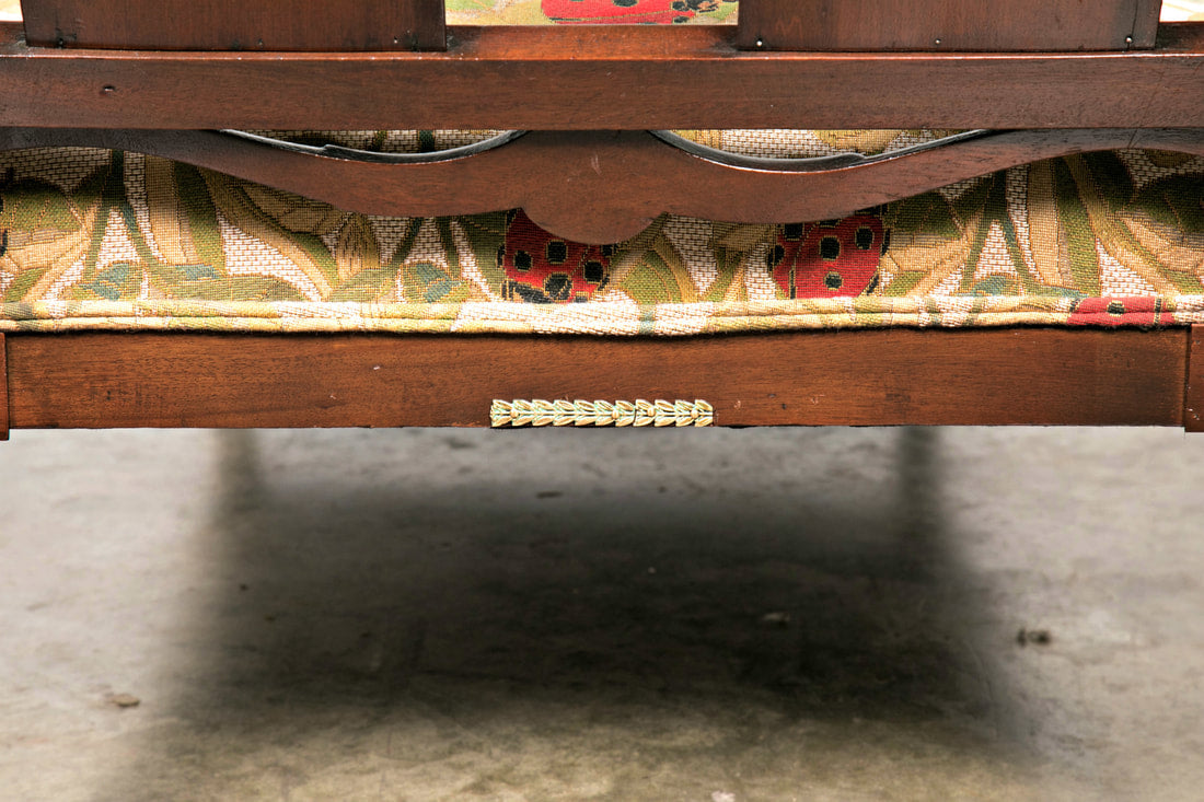 Early 19th Century French Empire Period Mahogany Lit de Repos or Chaise Longue 