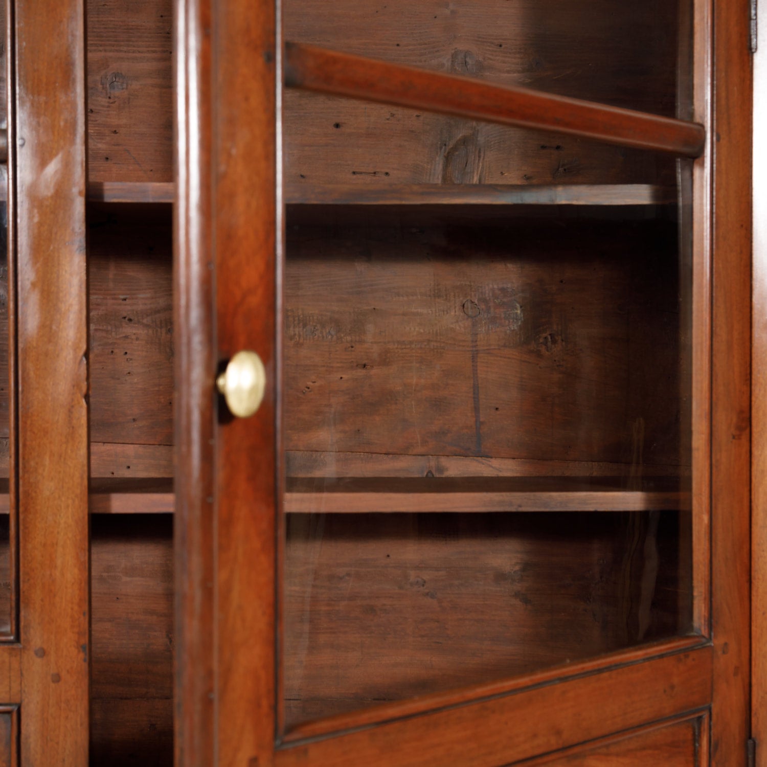 Monumental French Louis Philippe Period Lyonnais Bibliotheque or Bookcase