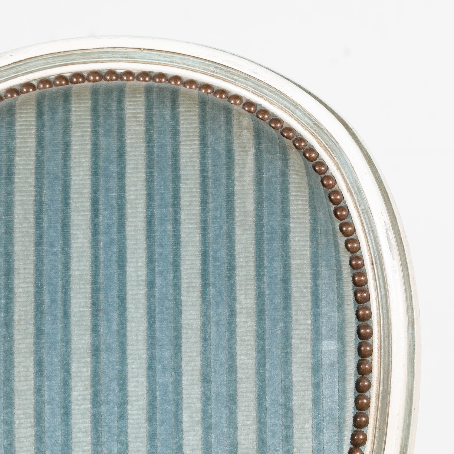 Antique French Louis XVI Style Painted Side Chairs, Set of 8