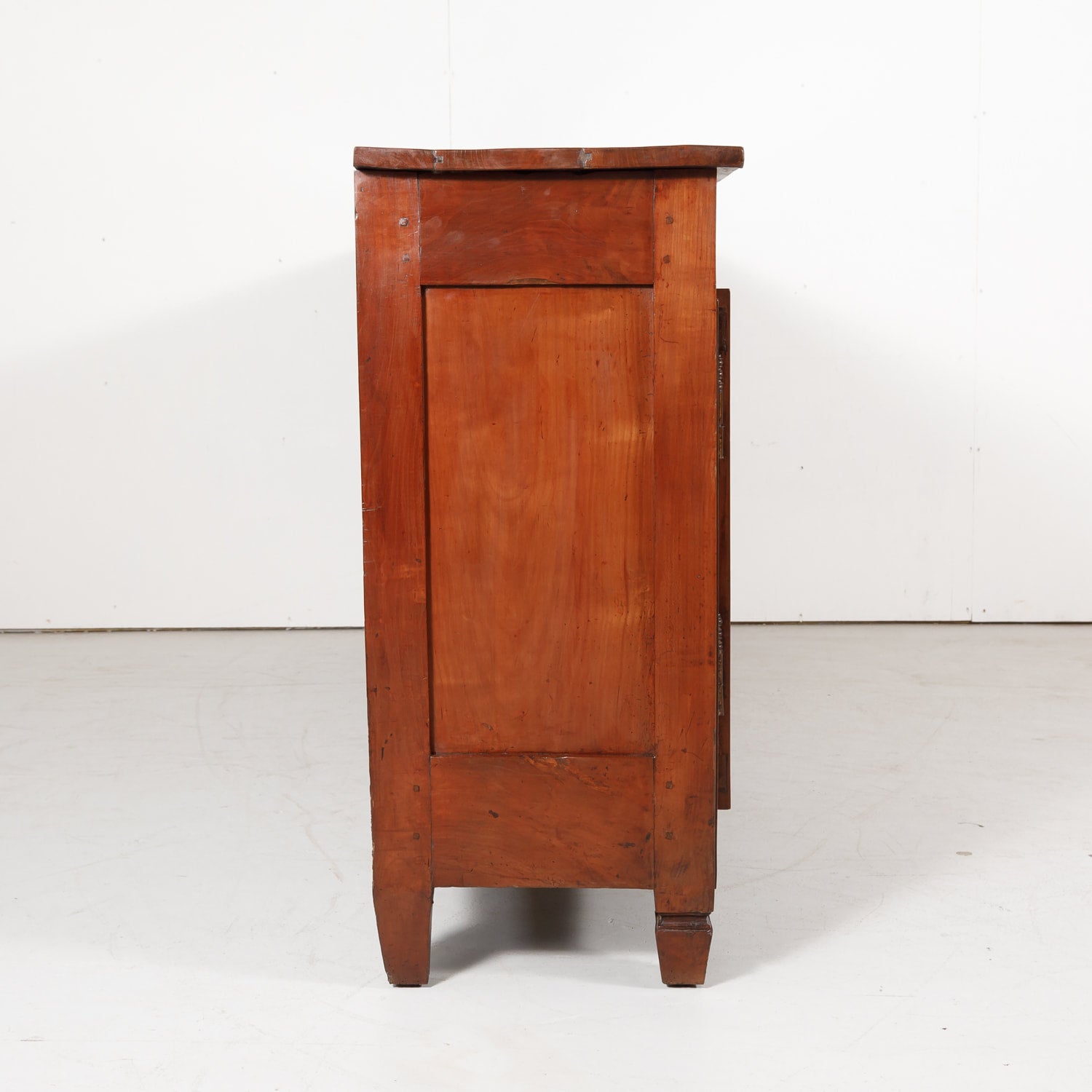 Antique Country French Directoire Style Solid Cherry Enfilade Buffet