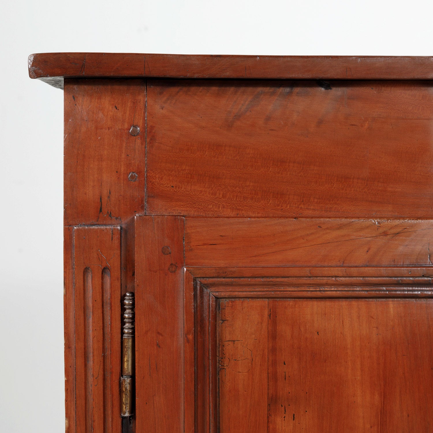 Antique Country French Directoire Style Solid Cherry Enfilade Buffet