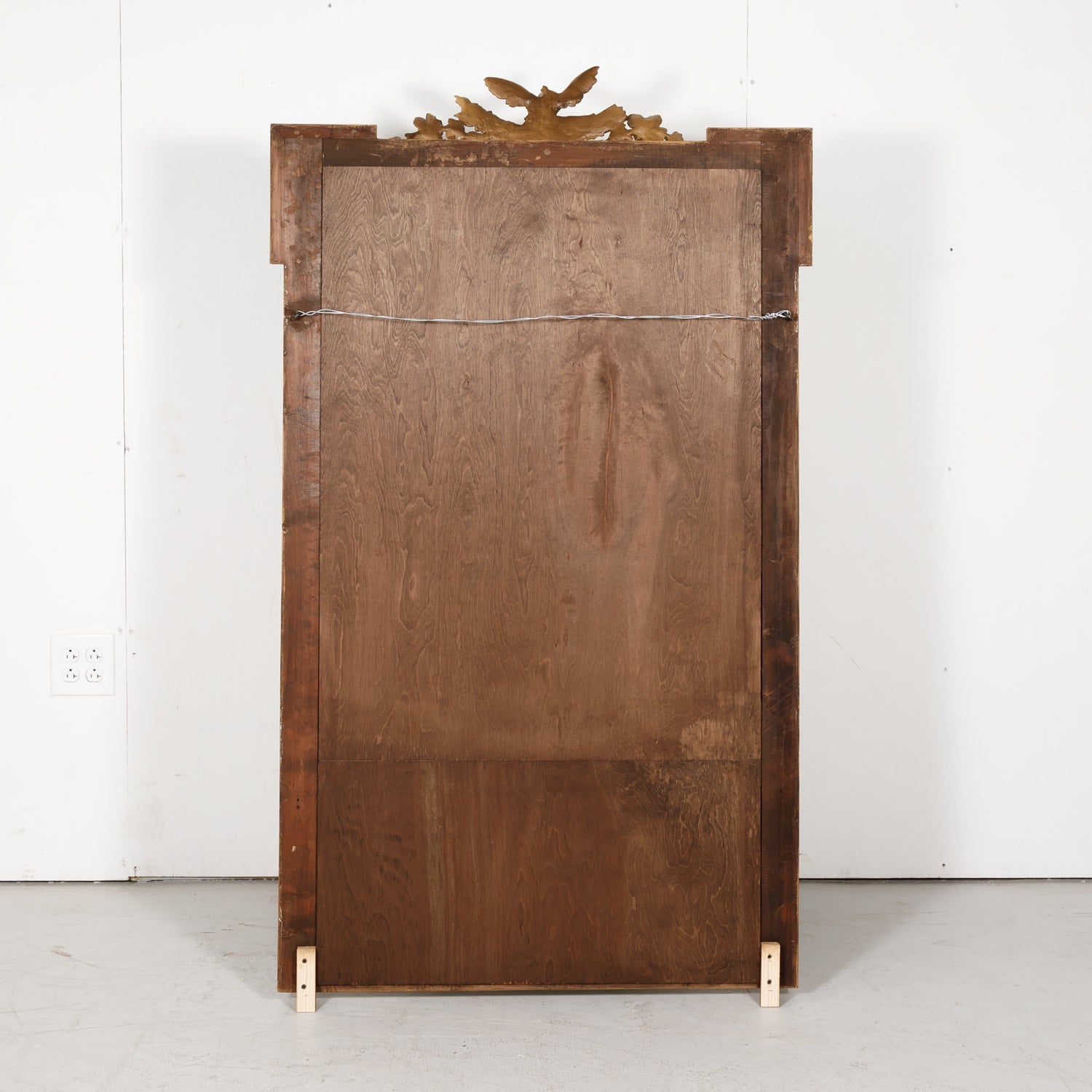 Antique French 19th Century Period Napoleon III Carved Giltwood Mirror