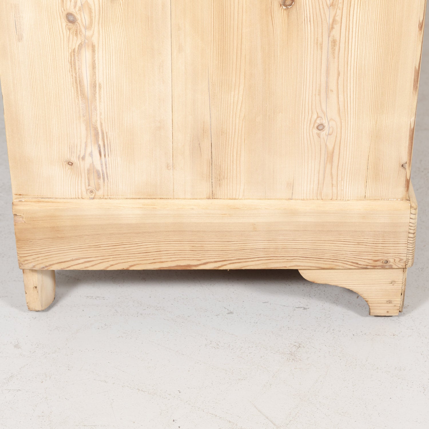 Antique French Louis Philippe Style Bleached Pine Commode