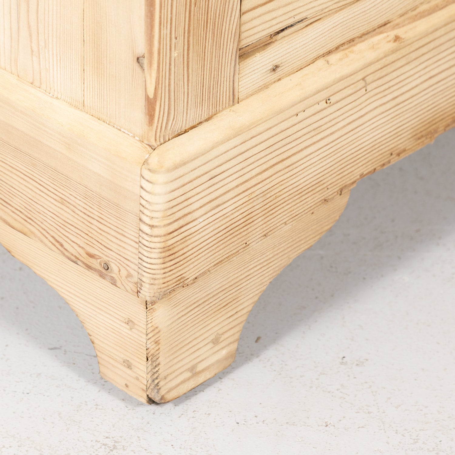 Antique French Louis Philippe Style Bleached Pine Commode