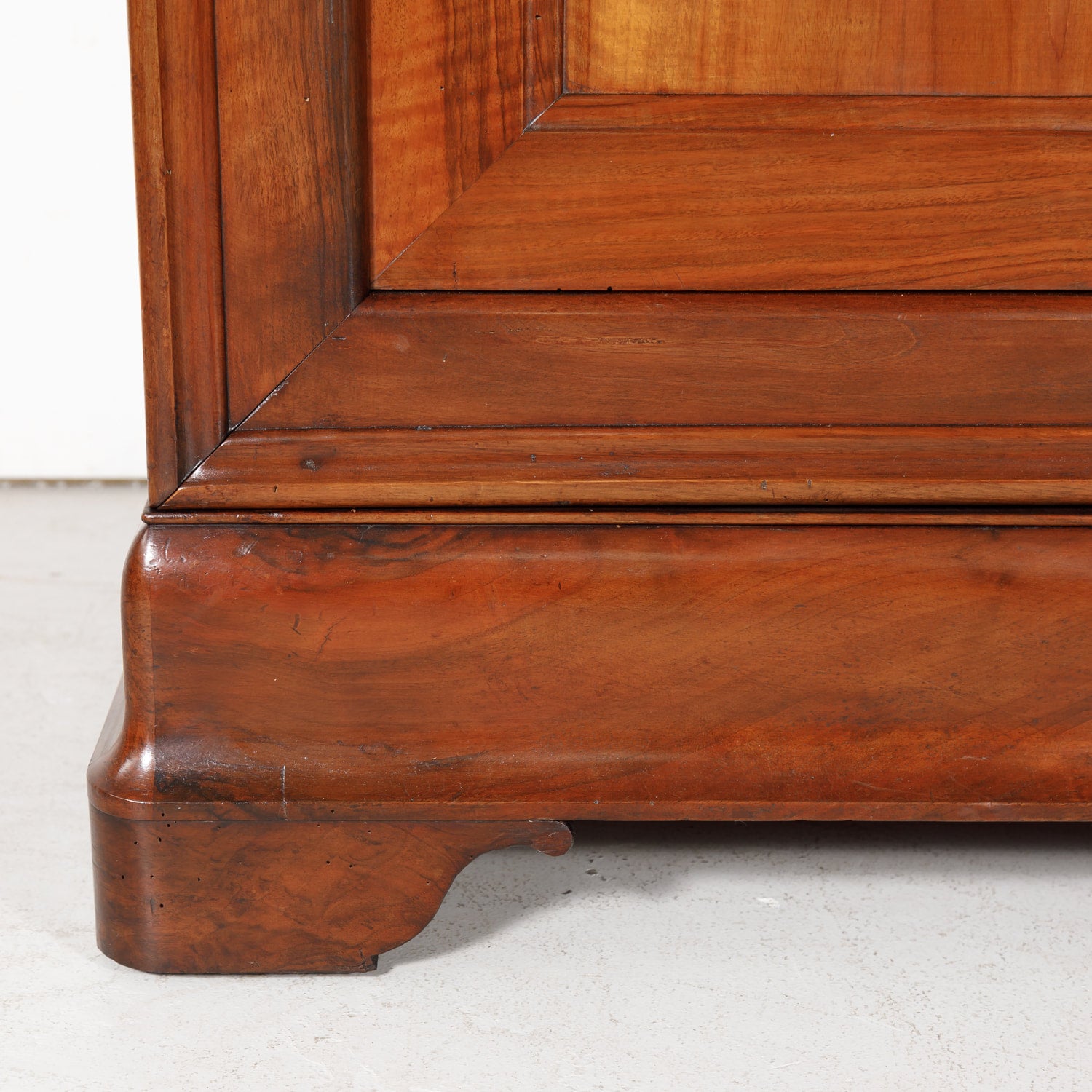 Monumental Louis Philippe Period Solid Walnut Lyonnaise Armoire