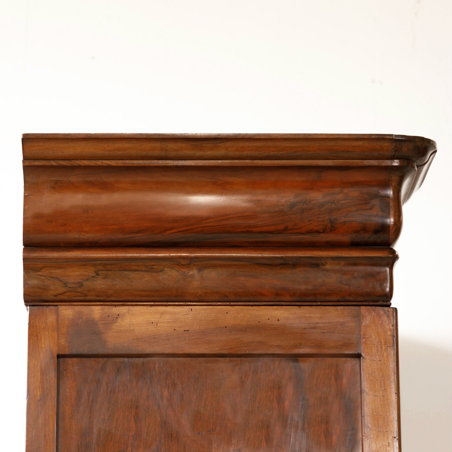 Monumental Louis Philippe Period Solid Walnut Lyonnaise Armoire