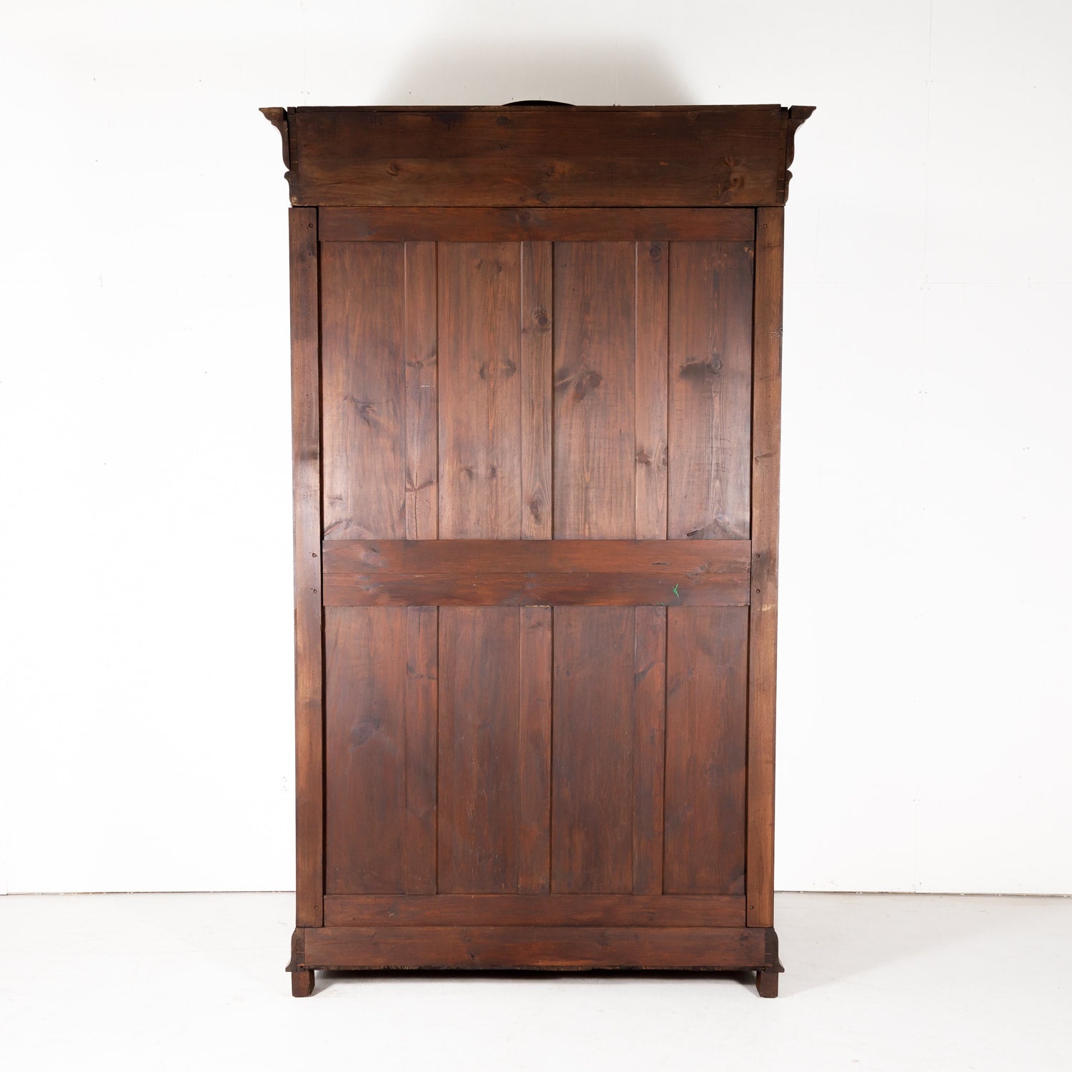 Monumental Louis Philippe Period Solid Walnut Lyonnaise Armoire