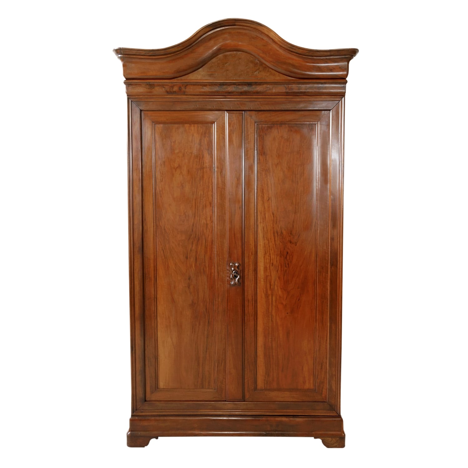 Monumental Louis Philippe Period Solid Walnut Lyonnaise Armoire
