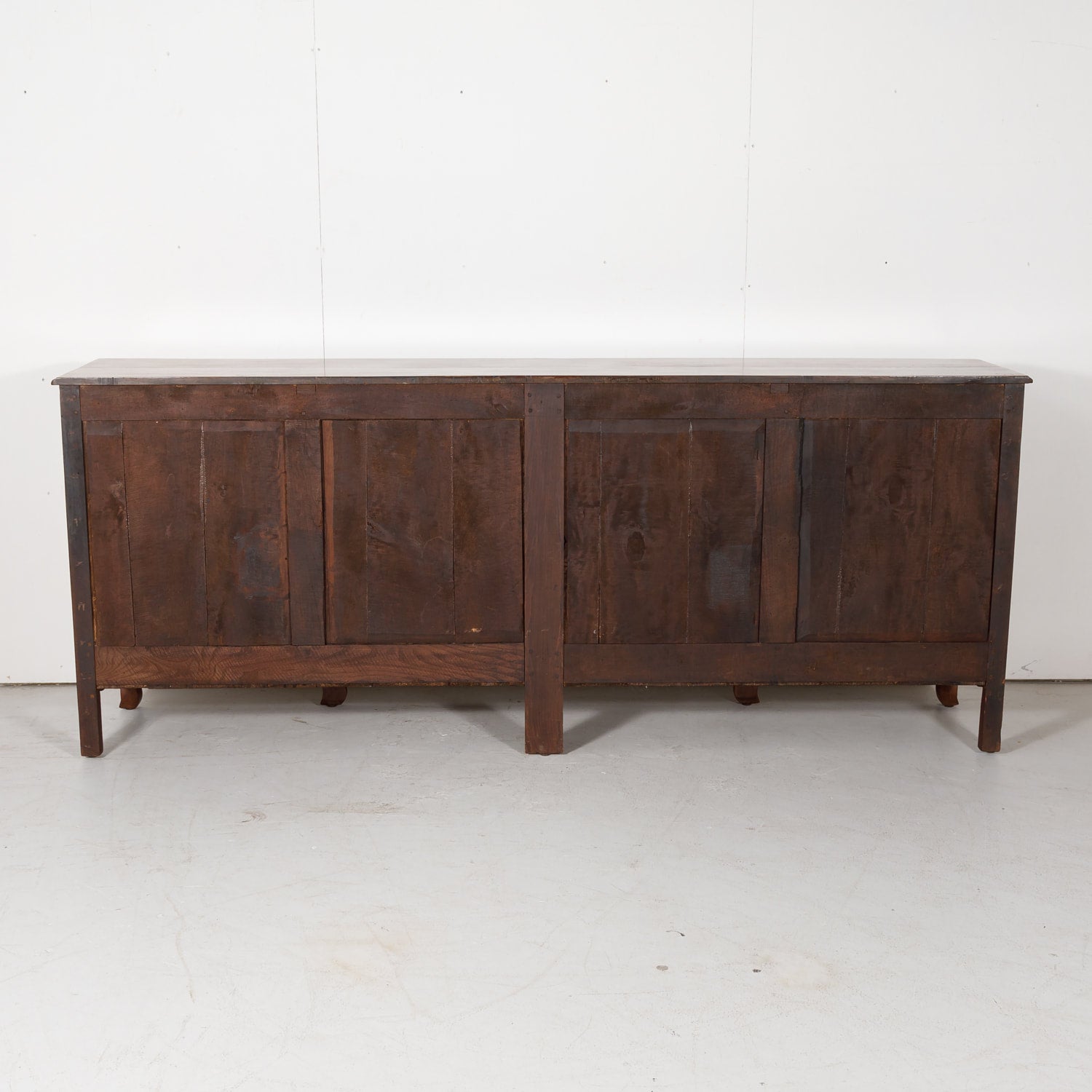 Early 19th Century French Country Louis XV Style Cherry Enfilade Buffet 