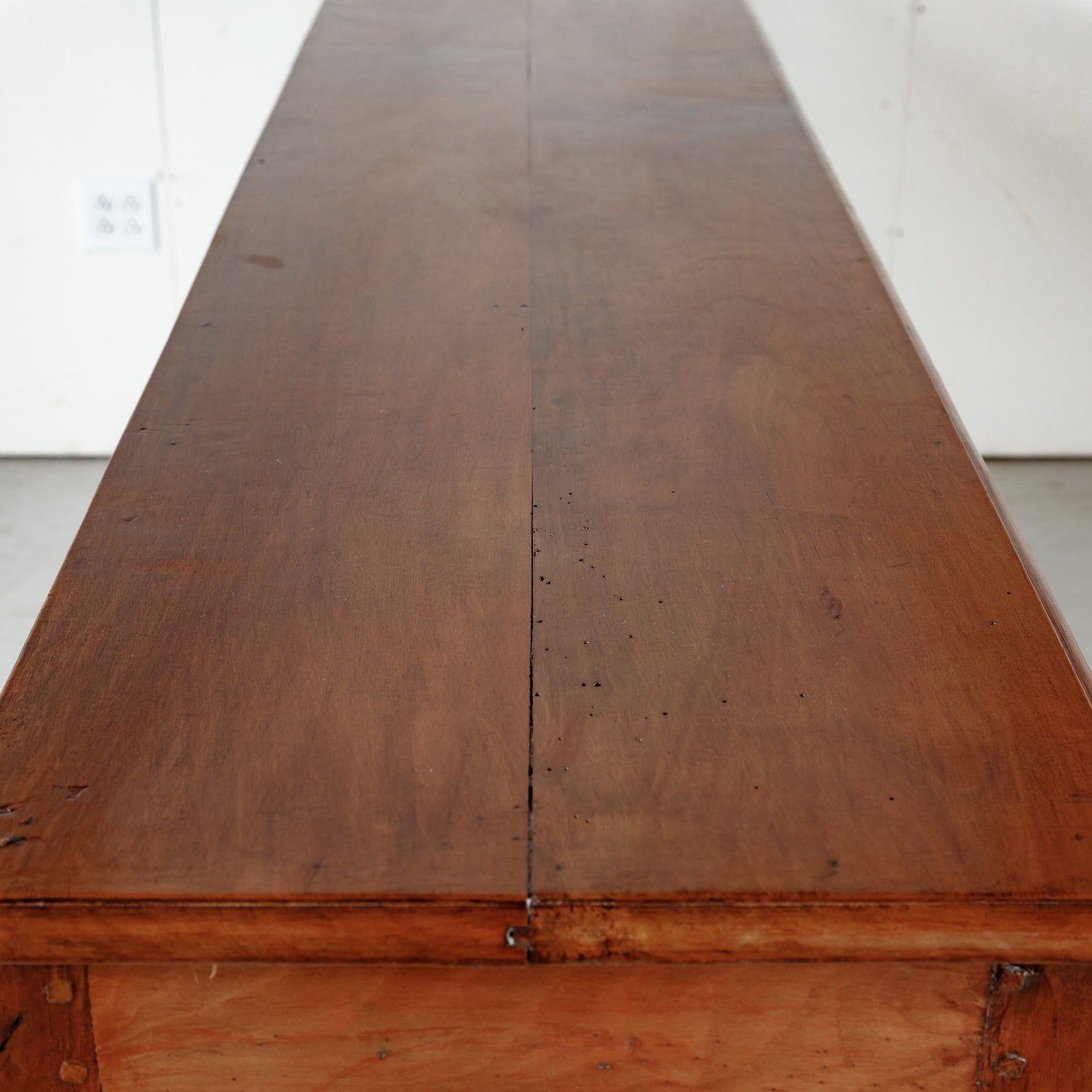 Early 19th Century French Country Louis XV Style Cherry Enfilade Buffet 