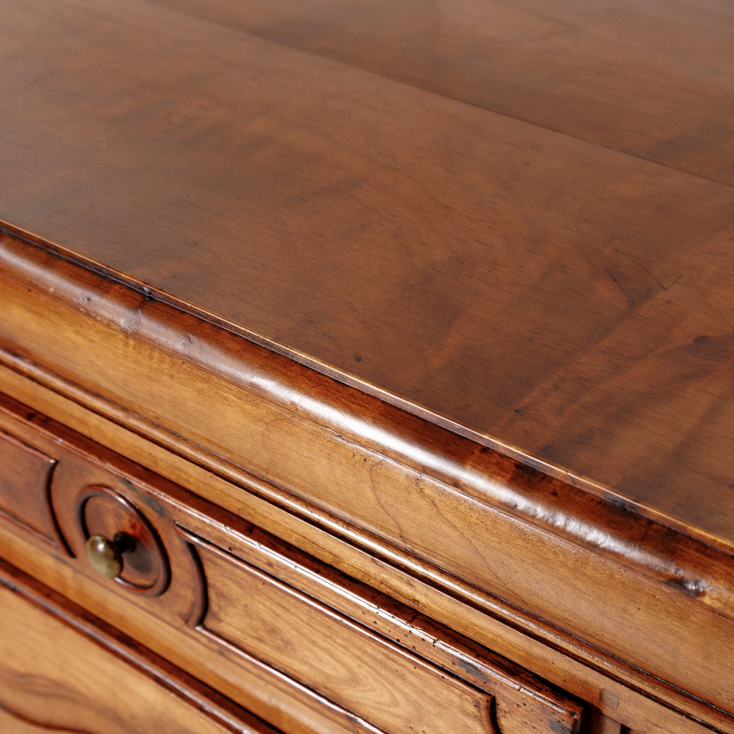 Early 19th Century French Country Louis XV Style Cherry Enfilade Buffet 