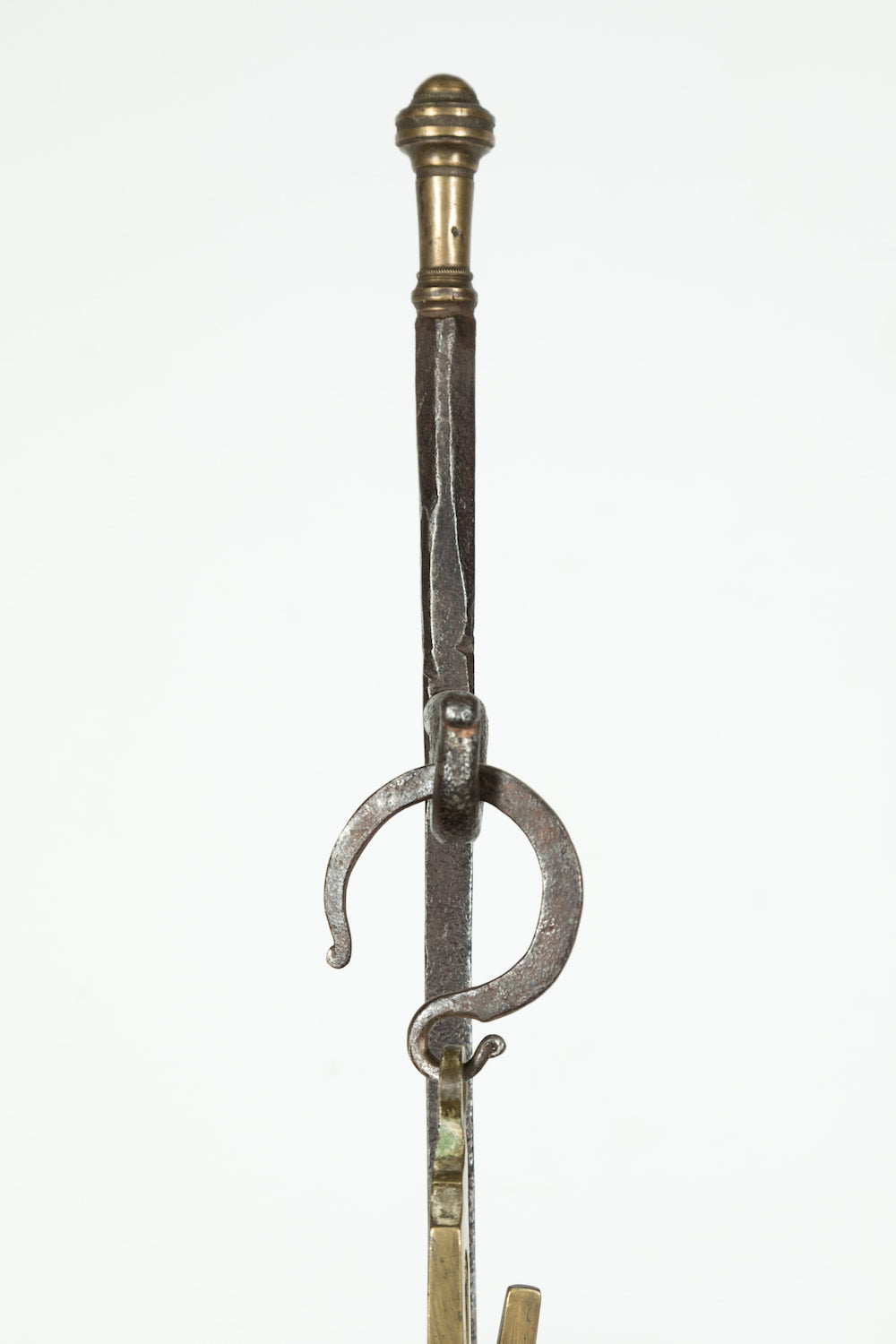 Rare 19th Century French Salt Scale with Walnut Base 