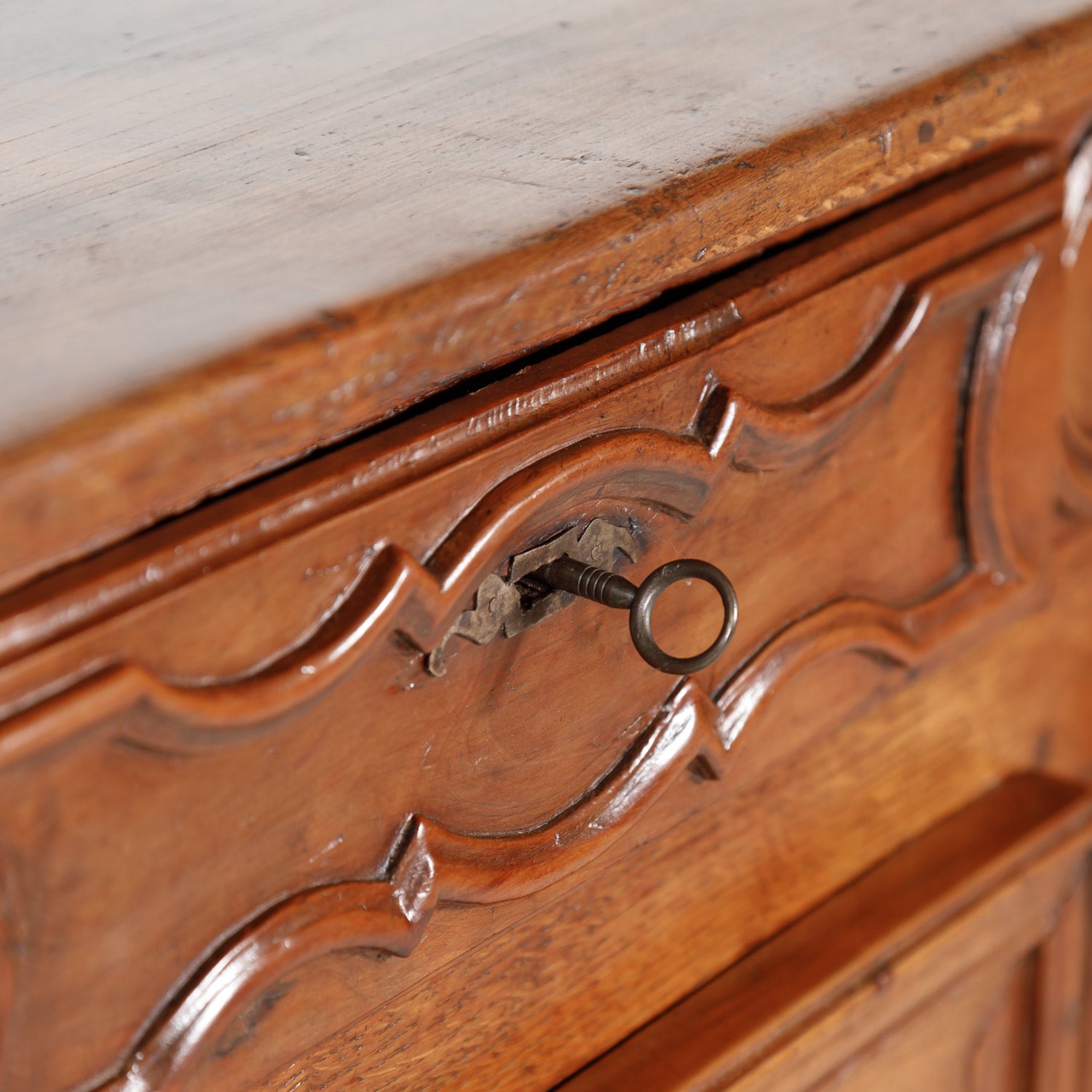 French Country 3 Doors 3 Drawers Louis XV Enfilade Buffet