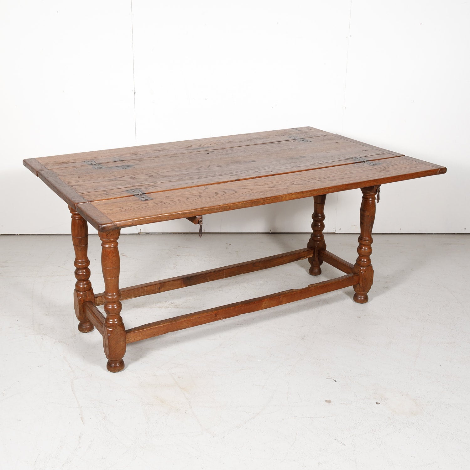 19th Century French Louis Philippe Style Flip Top Pantry Table