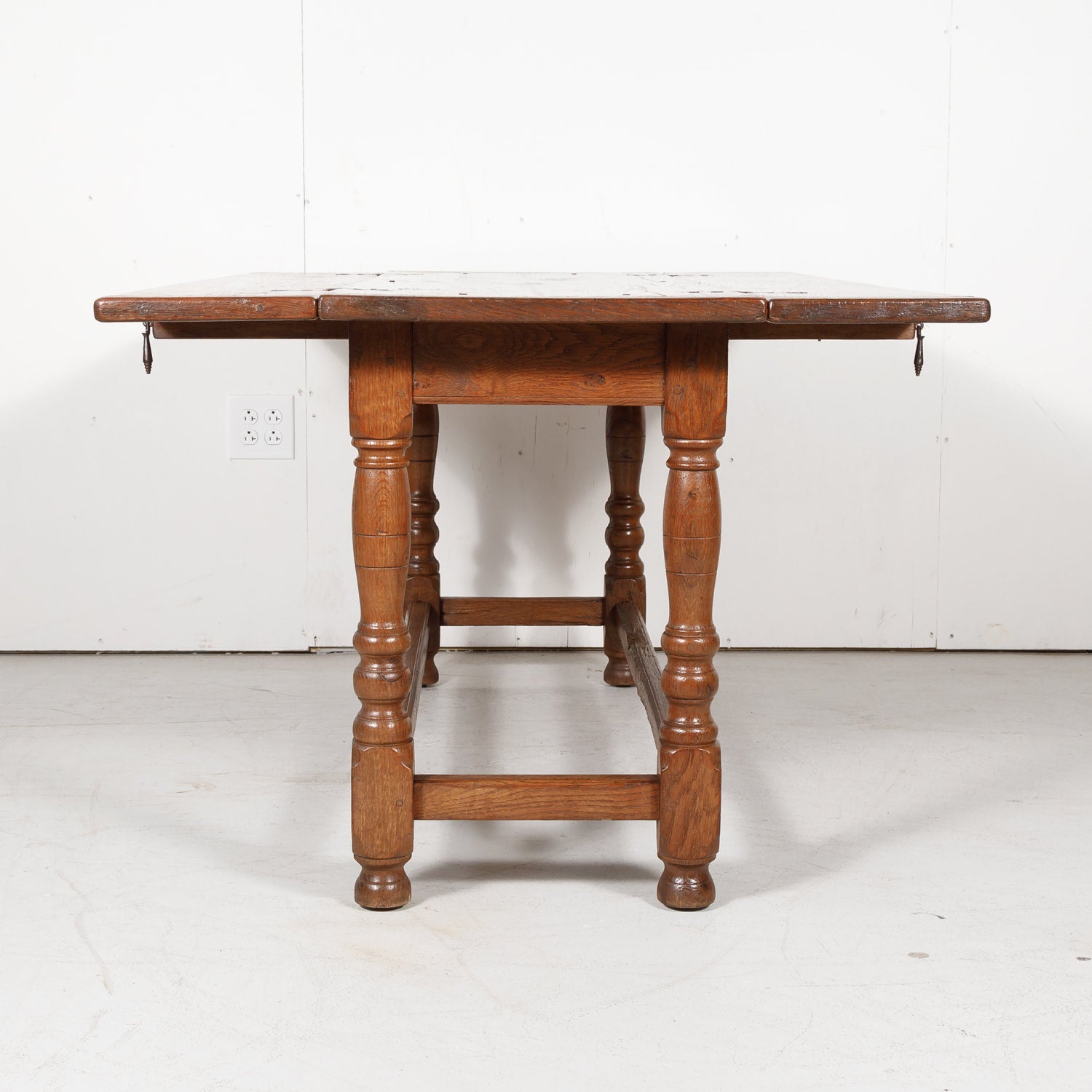 19th Century French Louis Philippe Style Flip Top Pantry Table