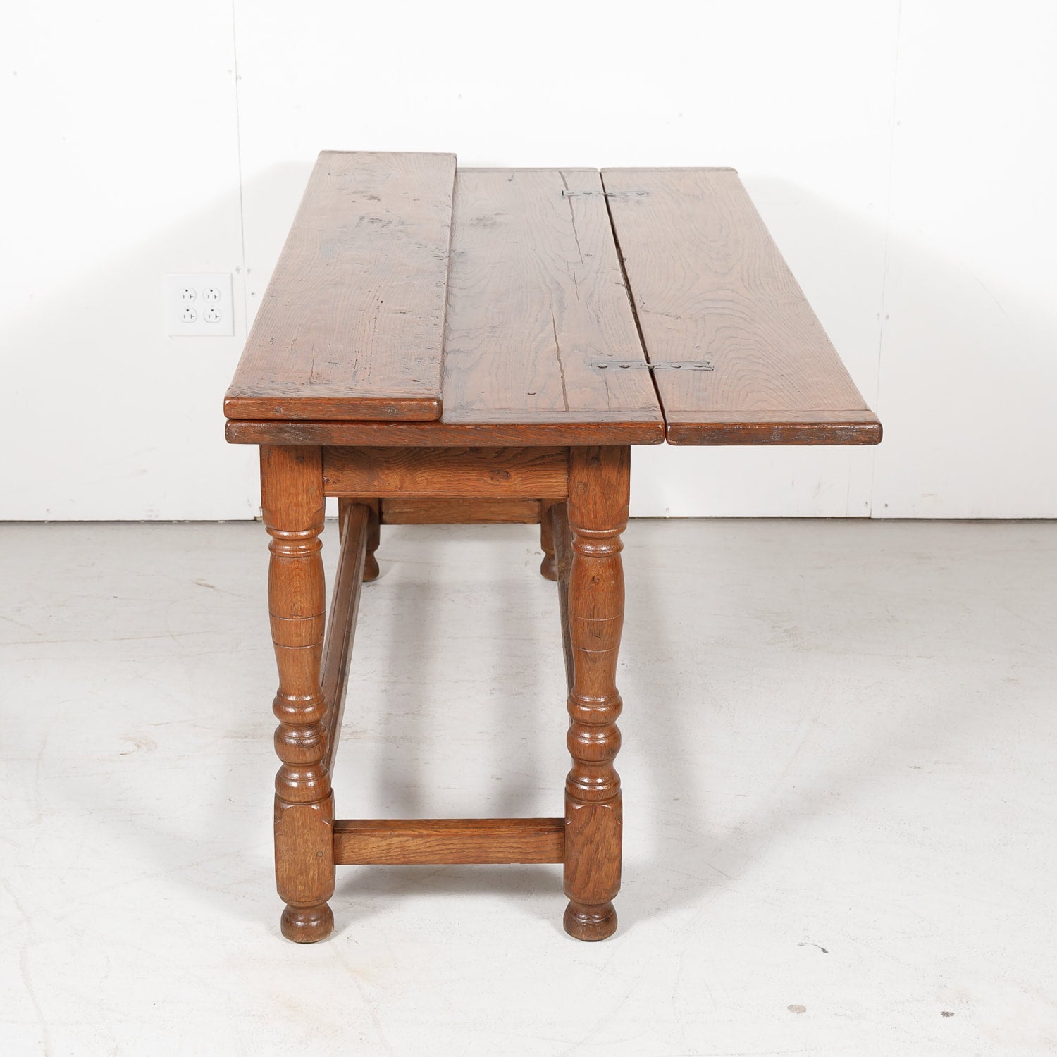 19th Century French Louis Philippe Style Flip Top Pantry Table