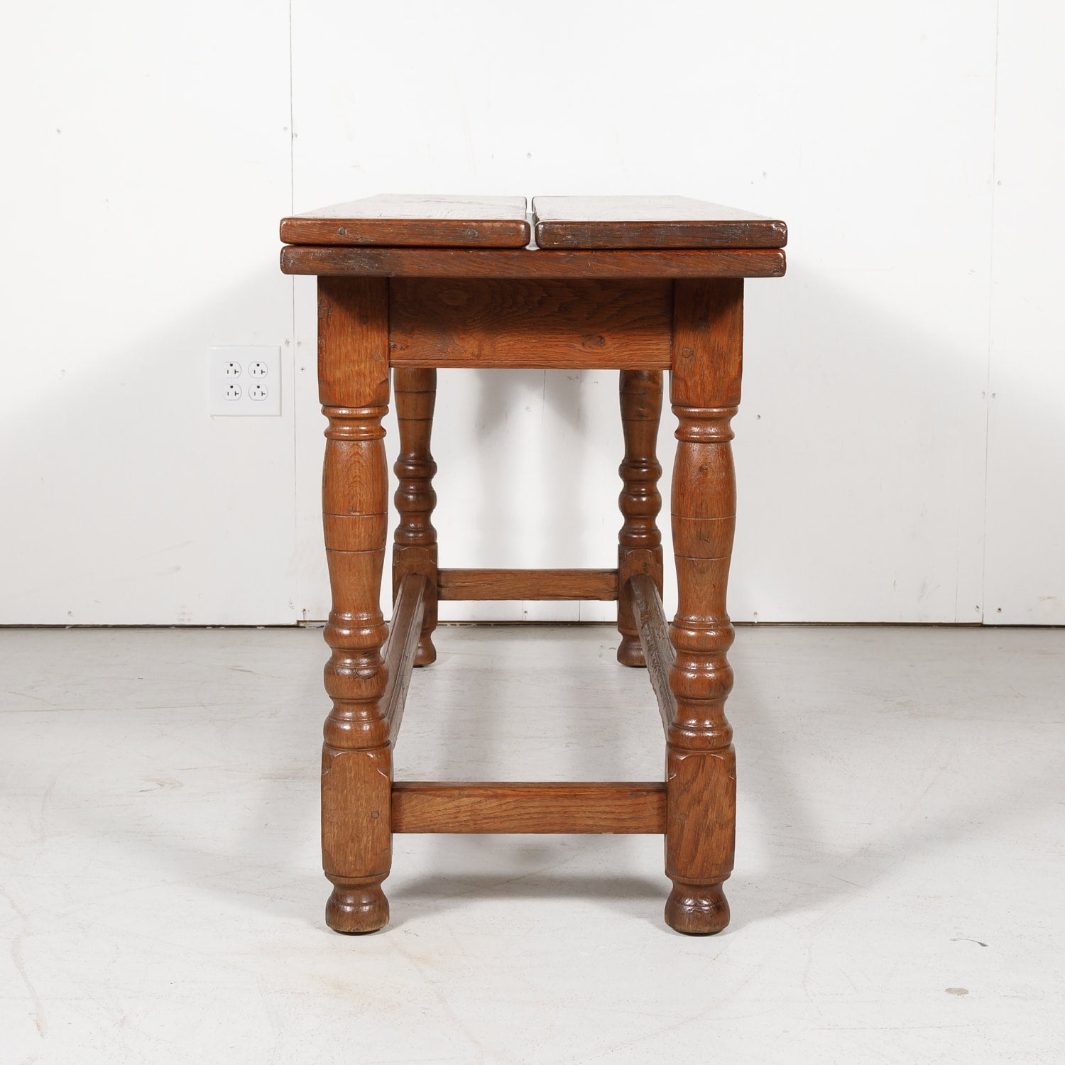 19th Century French Louis Philippe Style Flip Top Pantry Table
