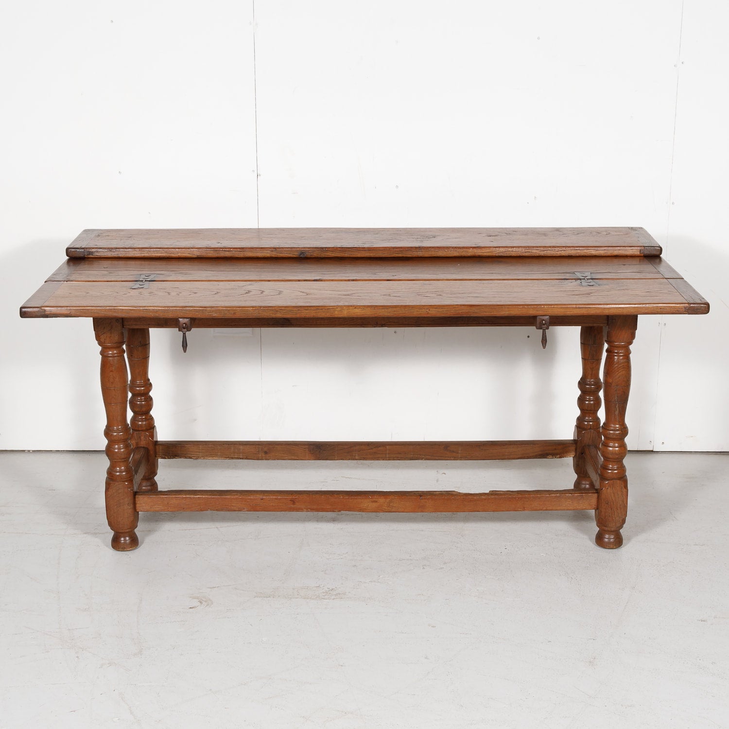 19th Century French Louis Philippe Style Flip Top Pantry Table
