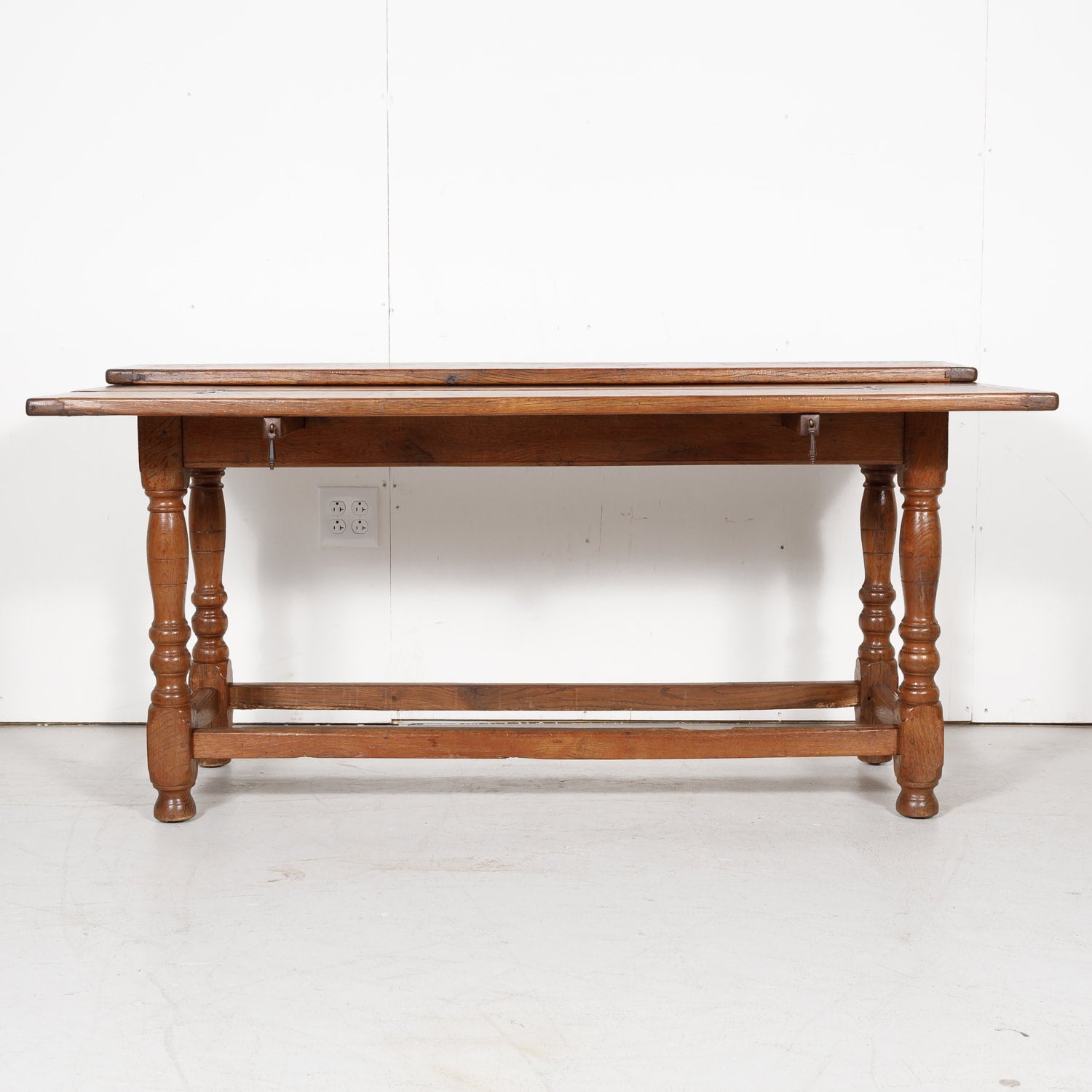 19th Century French Louis Philippe Style Flip Top Pantry Table