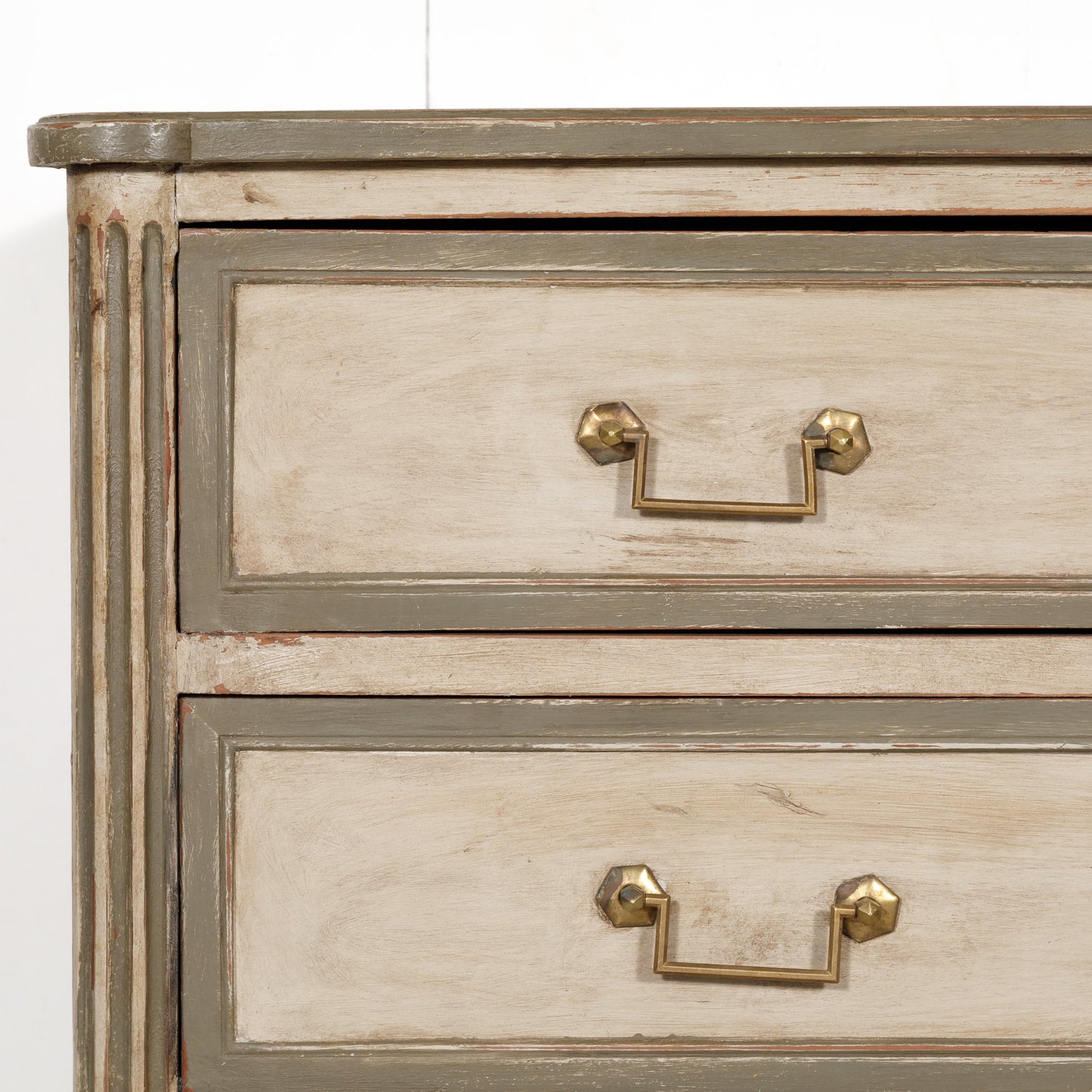 French 19th Century Louis XVI Style Painted Three-Drawer Commode