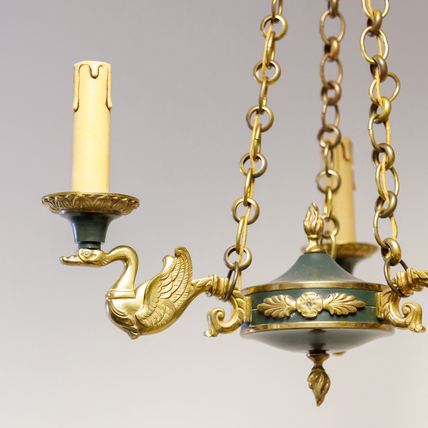Green Empire Chandelier