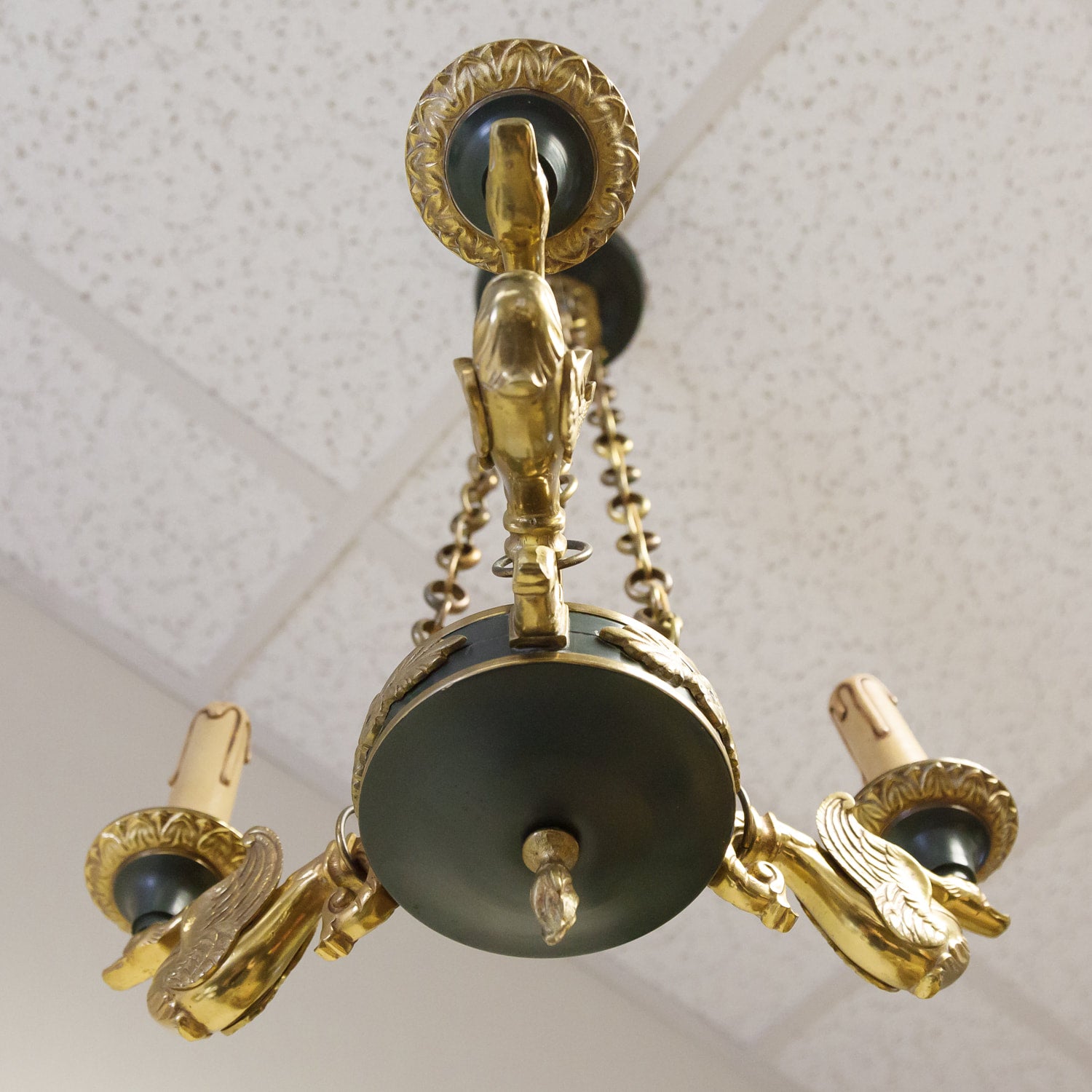Green Empire Chandelier