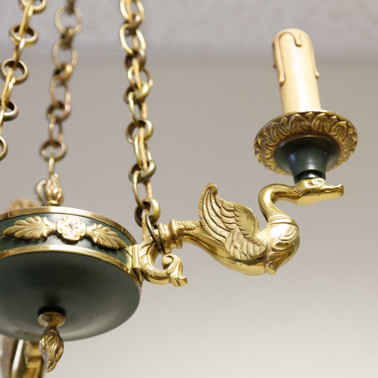 Green Empire Chandelier