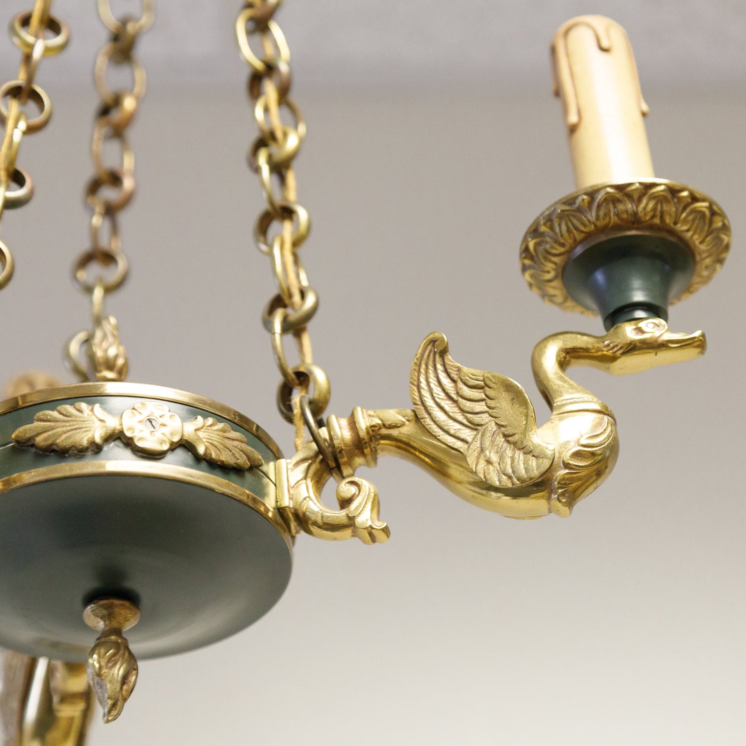 Green Empire Chandelier