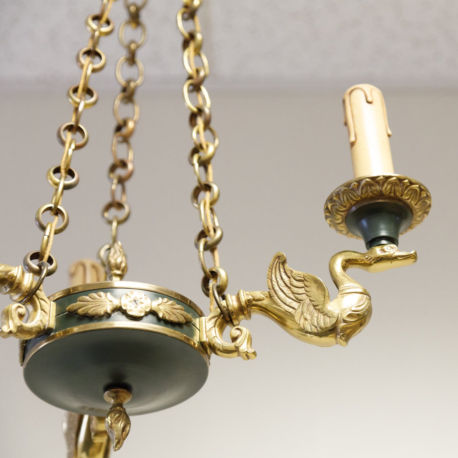 Green Empire Chandelier