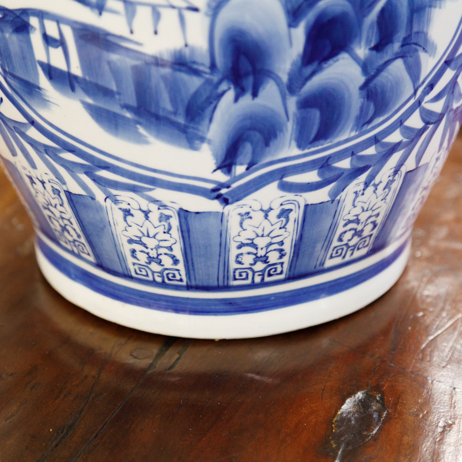 Large Chinese Blue and White Vase